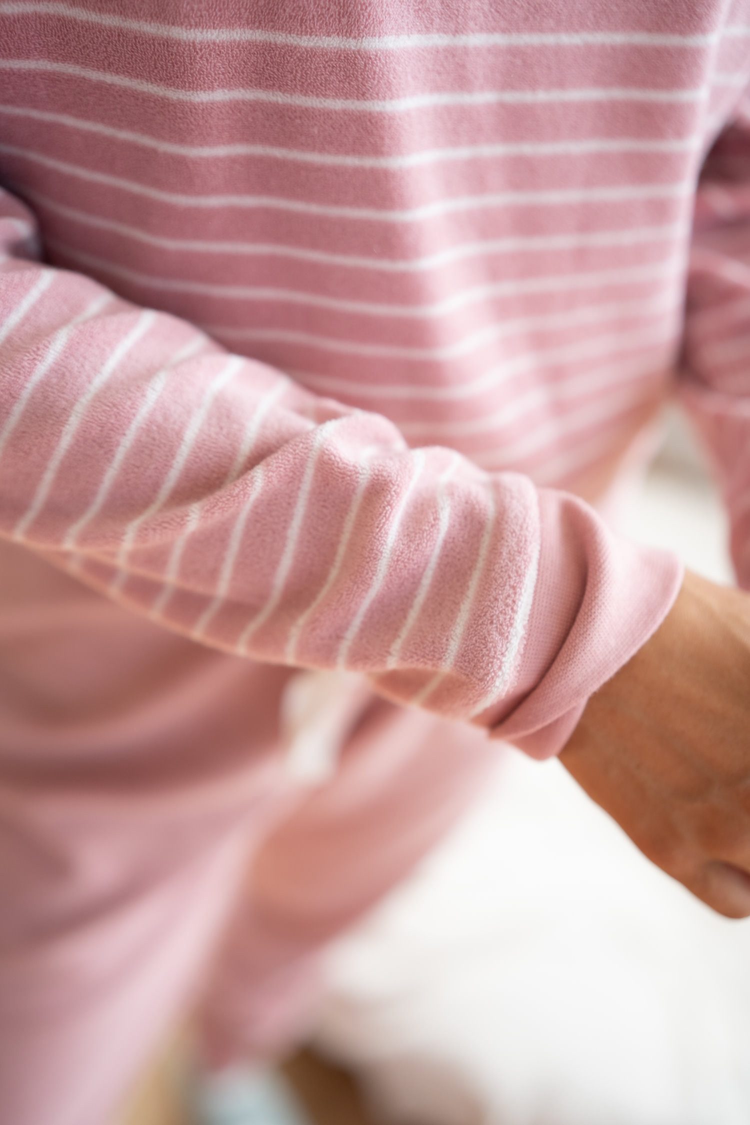 By Louise Schlafanzug Damen Frottee Pyjama (2 tlg) kuschelige Qualität