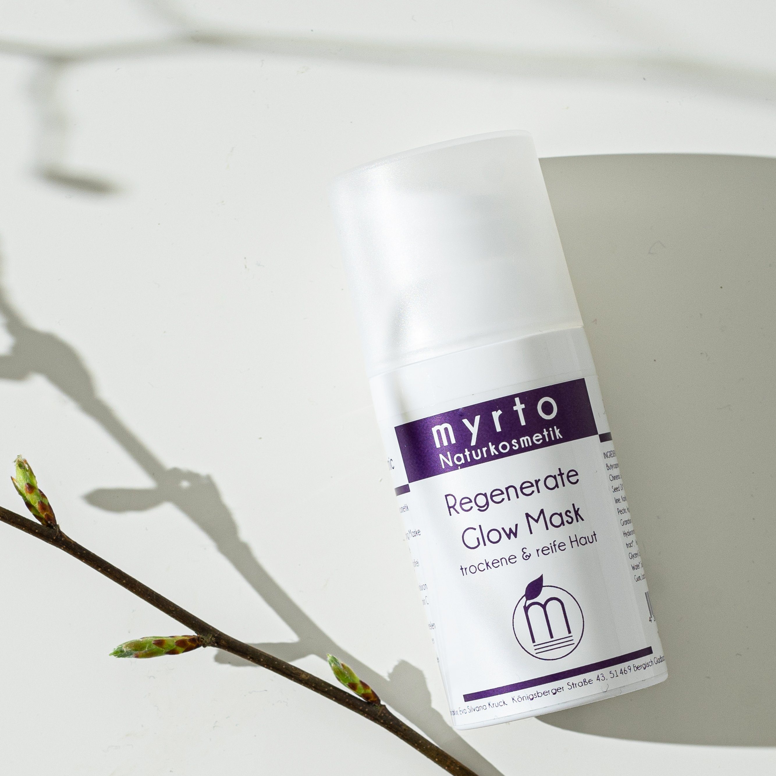 myrto Naturkosmetik Anti-Aging-Creme Regenerate Glow Mask – revitalisierende Anti-Aging Maske