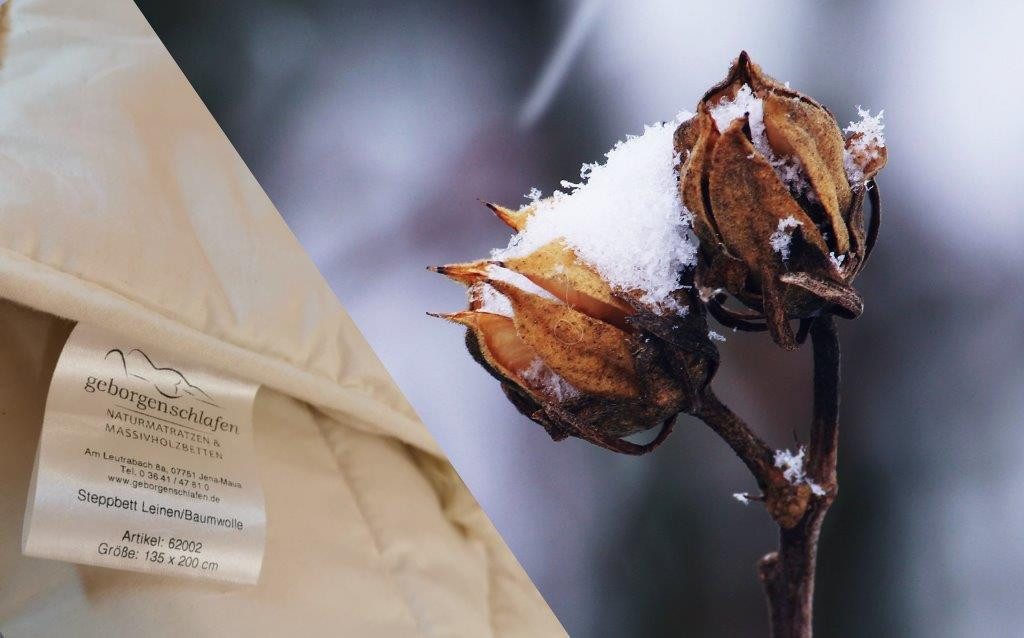 geborgenschlafen Naturfaserbettdecke aus Baumwolle & Leinen günstig online kaufen