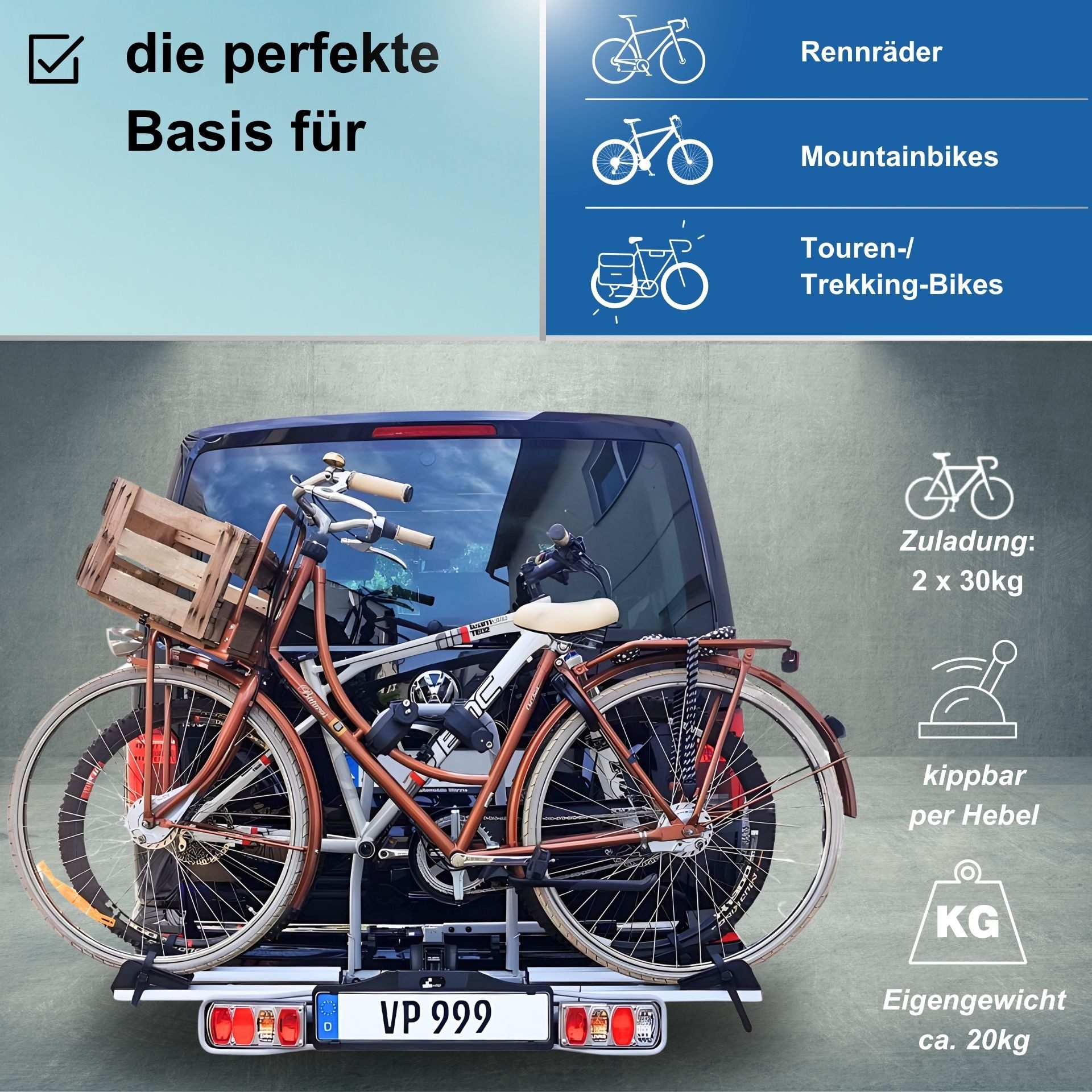 VDP Heckfahrradträger