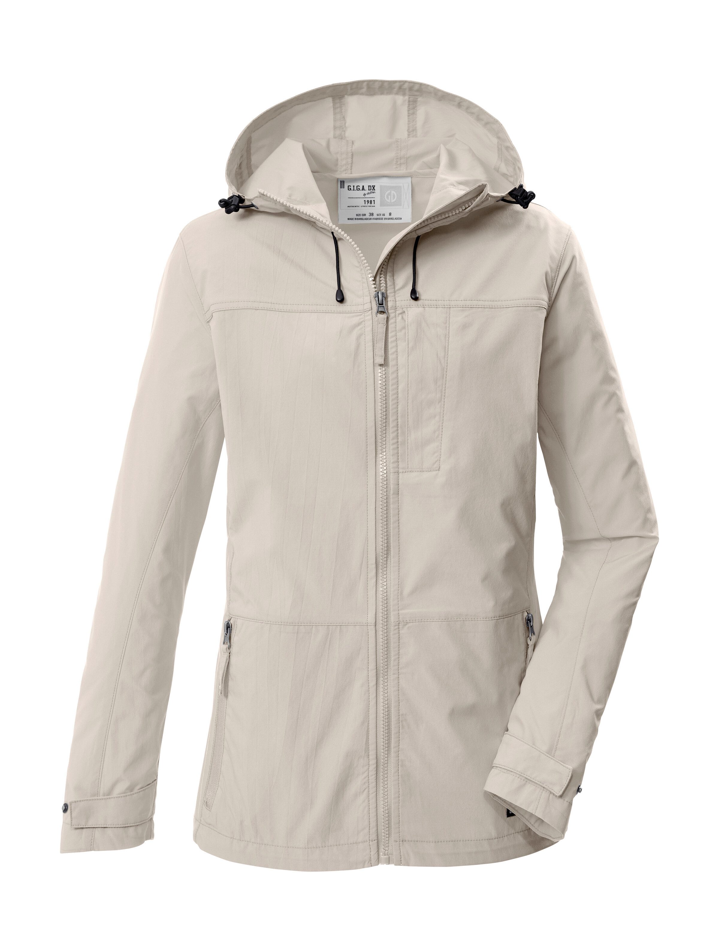 G.I.G.A. DX by killtec Funktionsjacke GS 17 WMN JCKT Leichte, schnelltrocknende Damenjacke mit verstellbarer Kapuze