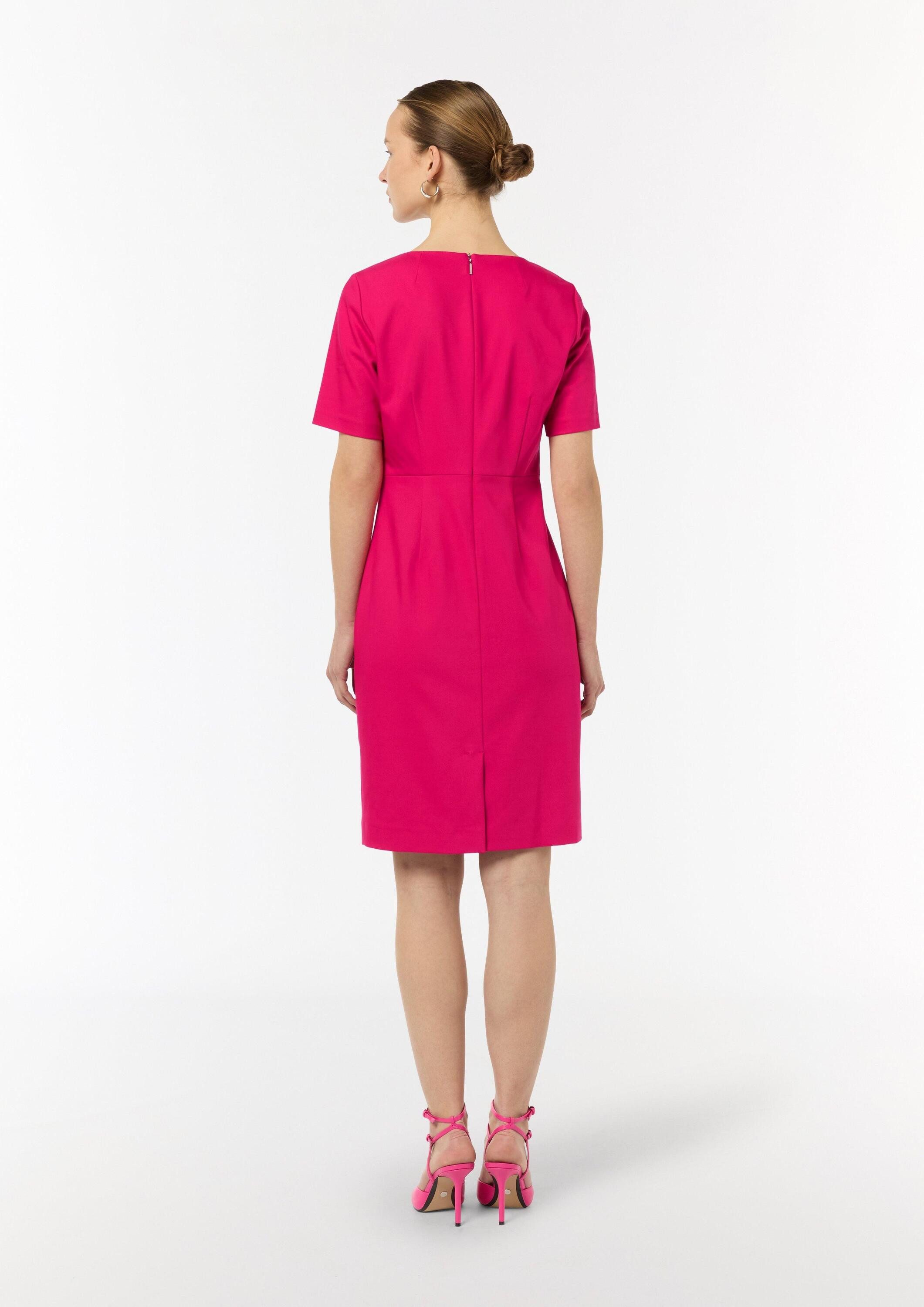 comma Minikleid Kleid Etuikleid aus Baumwollmix