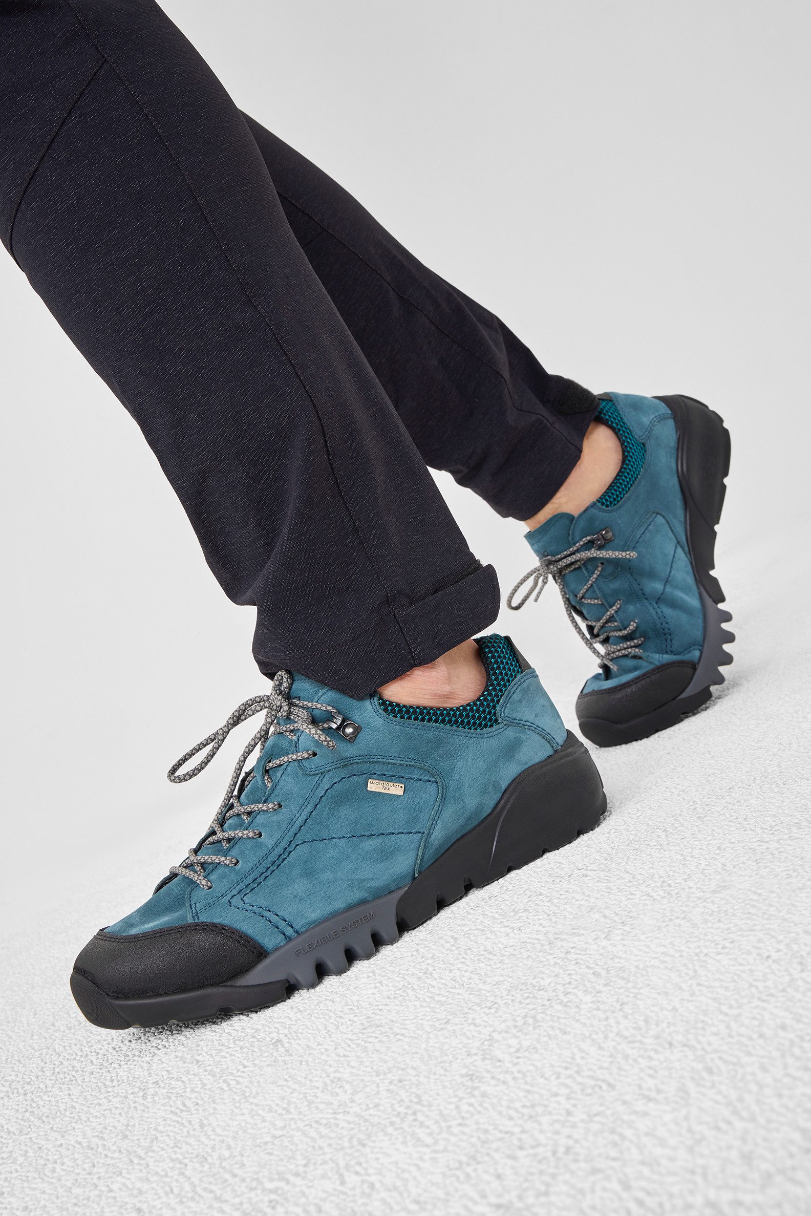 Waldläufer H-Fritz Schnürschuh Outdoorschuh, Wanderschuh, Sneaker mit TEX-Membrane, H-Weite