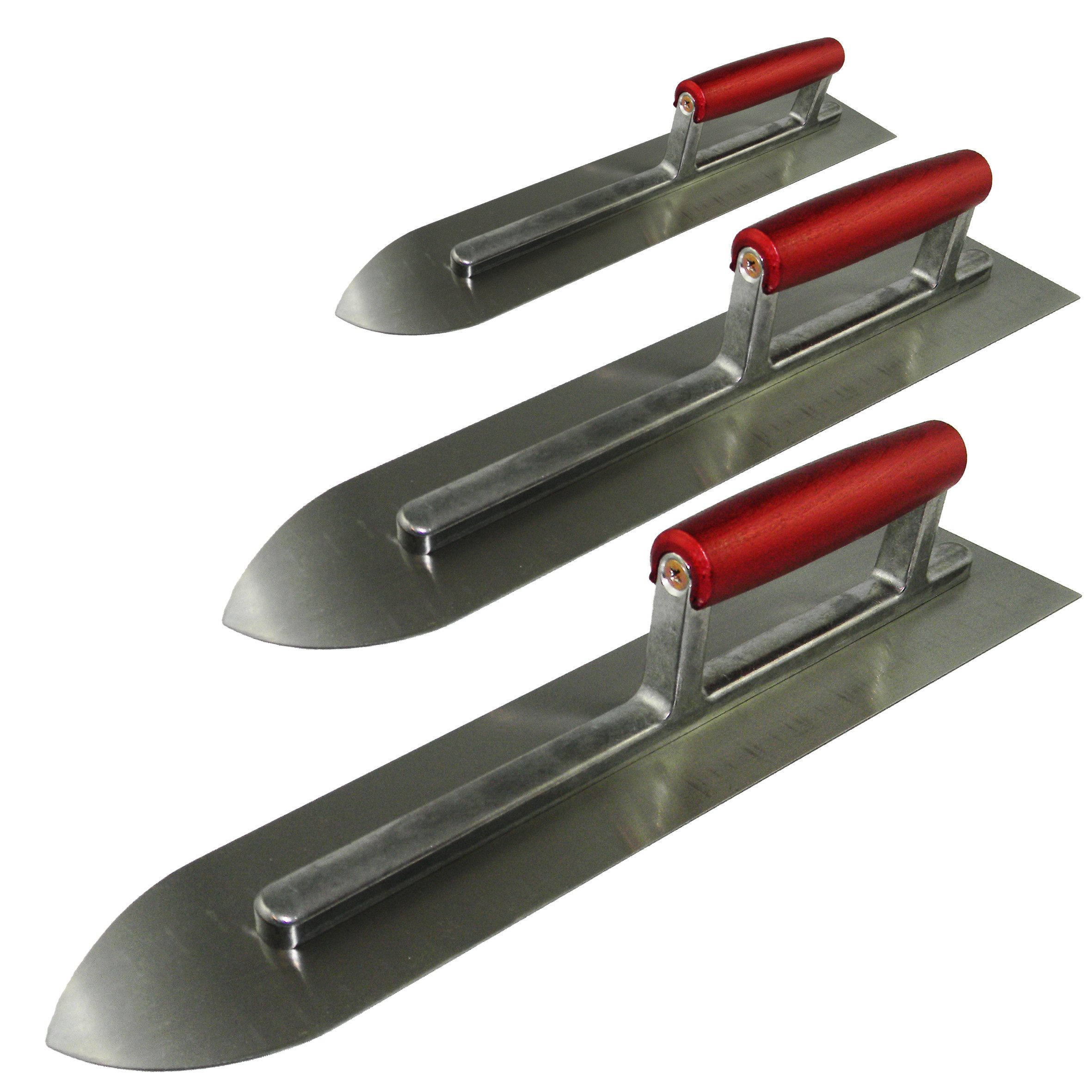 ConToo Zahnspachtel CONTOO Bodenlegerkelle spitzförmig 295/500/585mm SET CT027