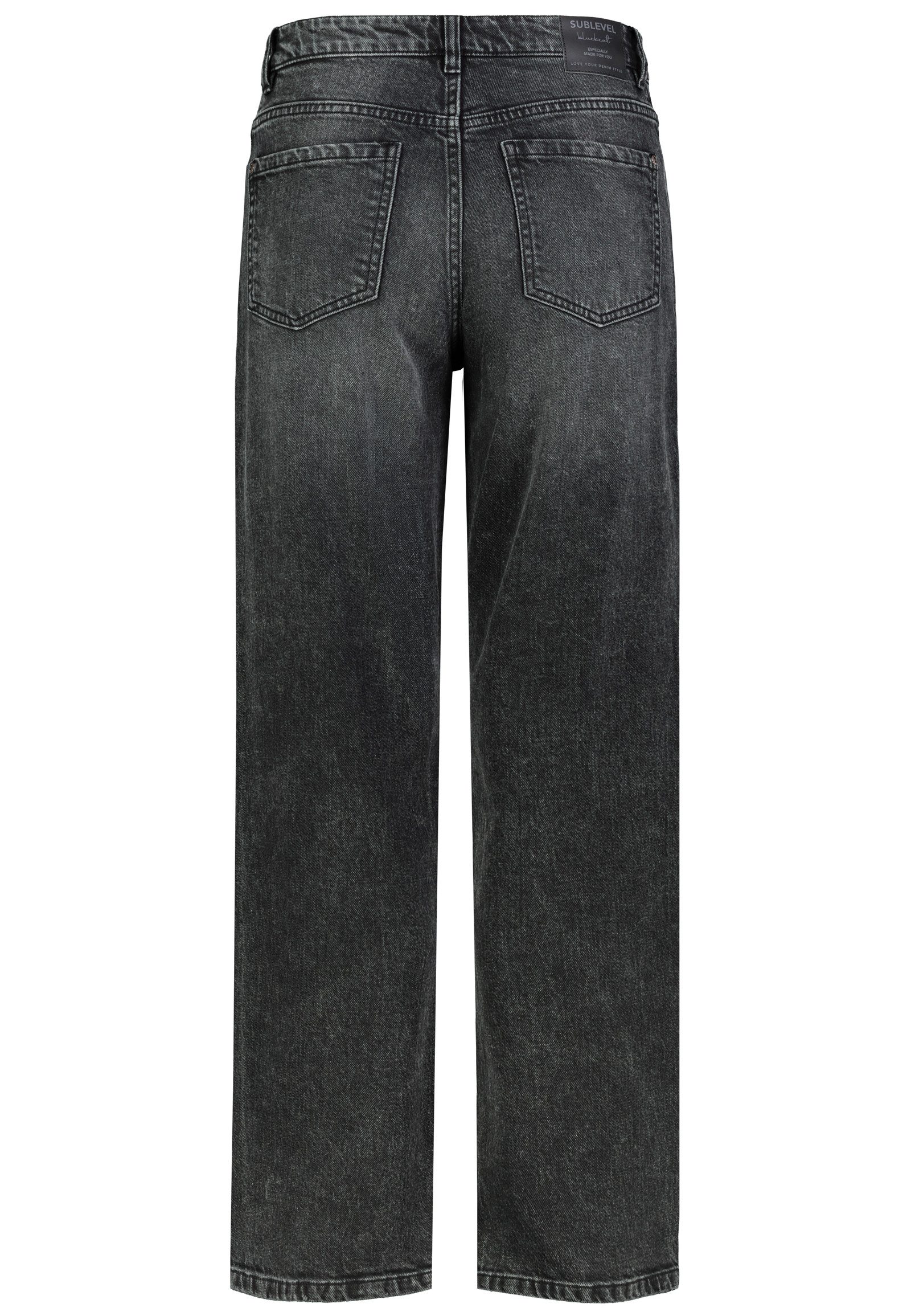 SUBLEVEL Straight-Jeans Damen Denim Straight Leg mit Stretchanteil – Bild 2 von 3