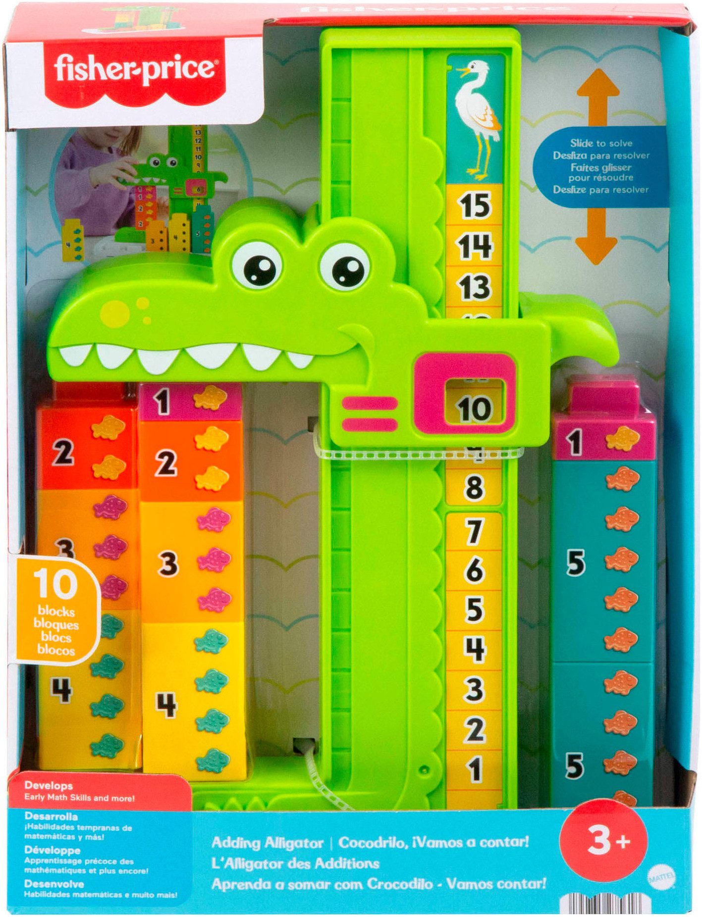 Fisher-Price® Lernspielzeug Mein Zahlen-Krokodil (11-St)