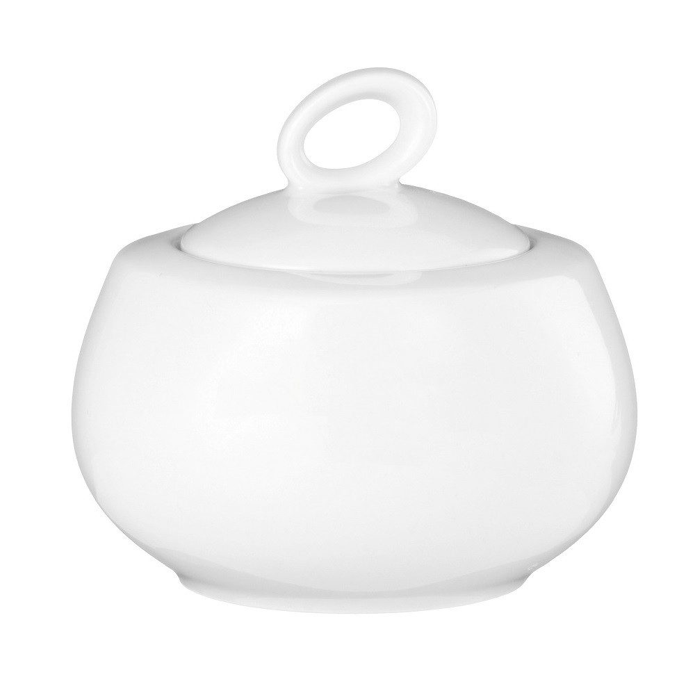 Seltmann Weiden Zuckerdose Seltmann Weiden Trio weiß Zuckerdose 6 Pers., Porzellan, (Packung)