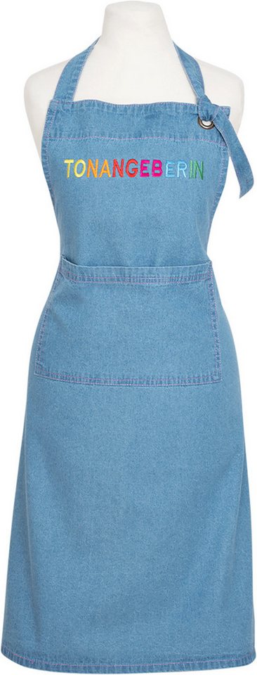 PAD Kochschürze Denim, (1-tlg), mit Stickerei