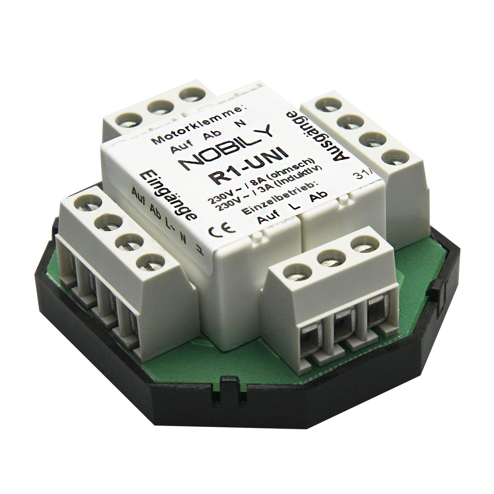 Nobily Rollladen-Trennrelais (für 2 Motore) Trennrelais R1-Uni-230, (1-St)