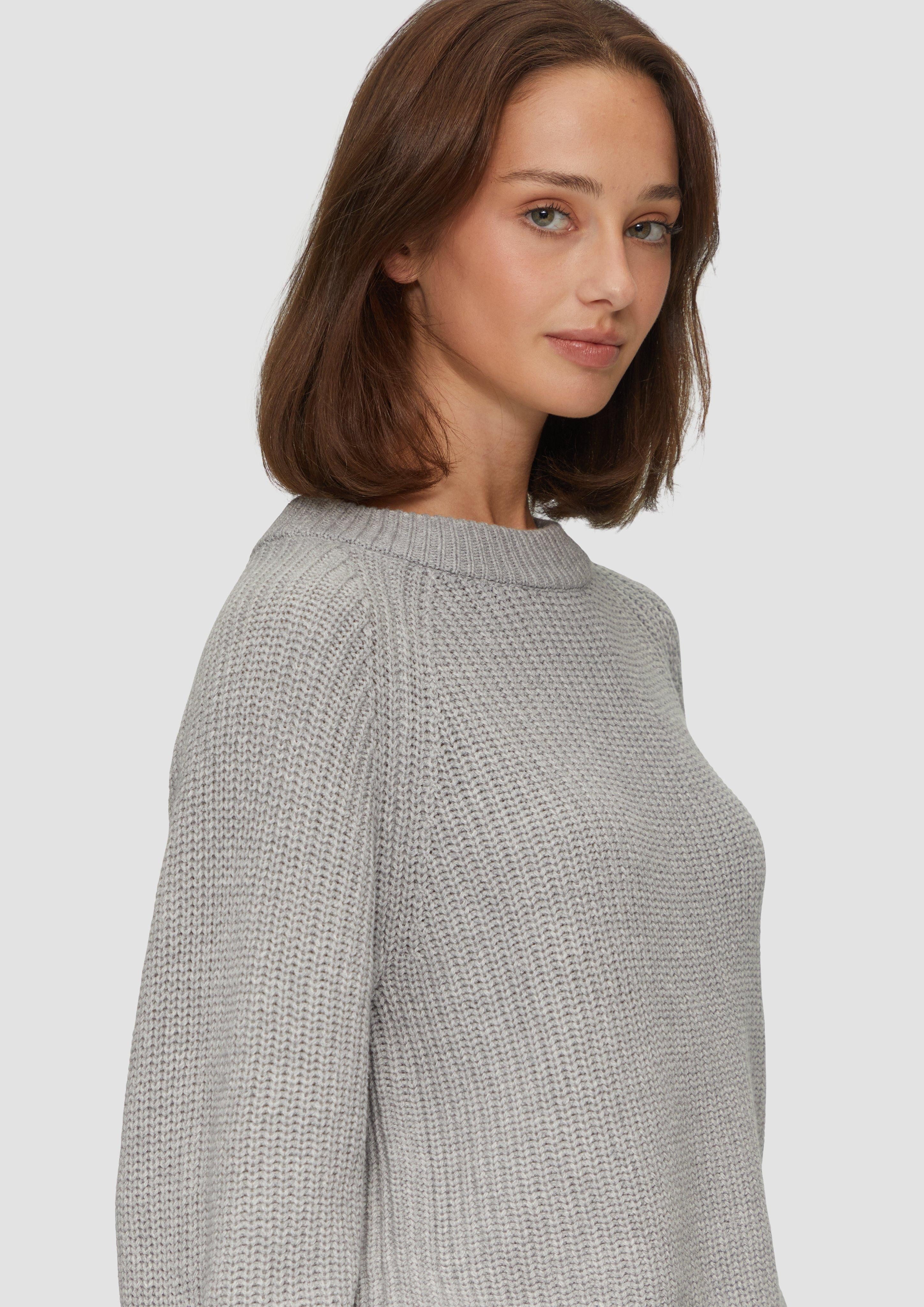s.Oliver Strickpullover Strickpullover mit Raglanärmeln günstig online kaufen