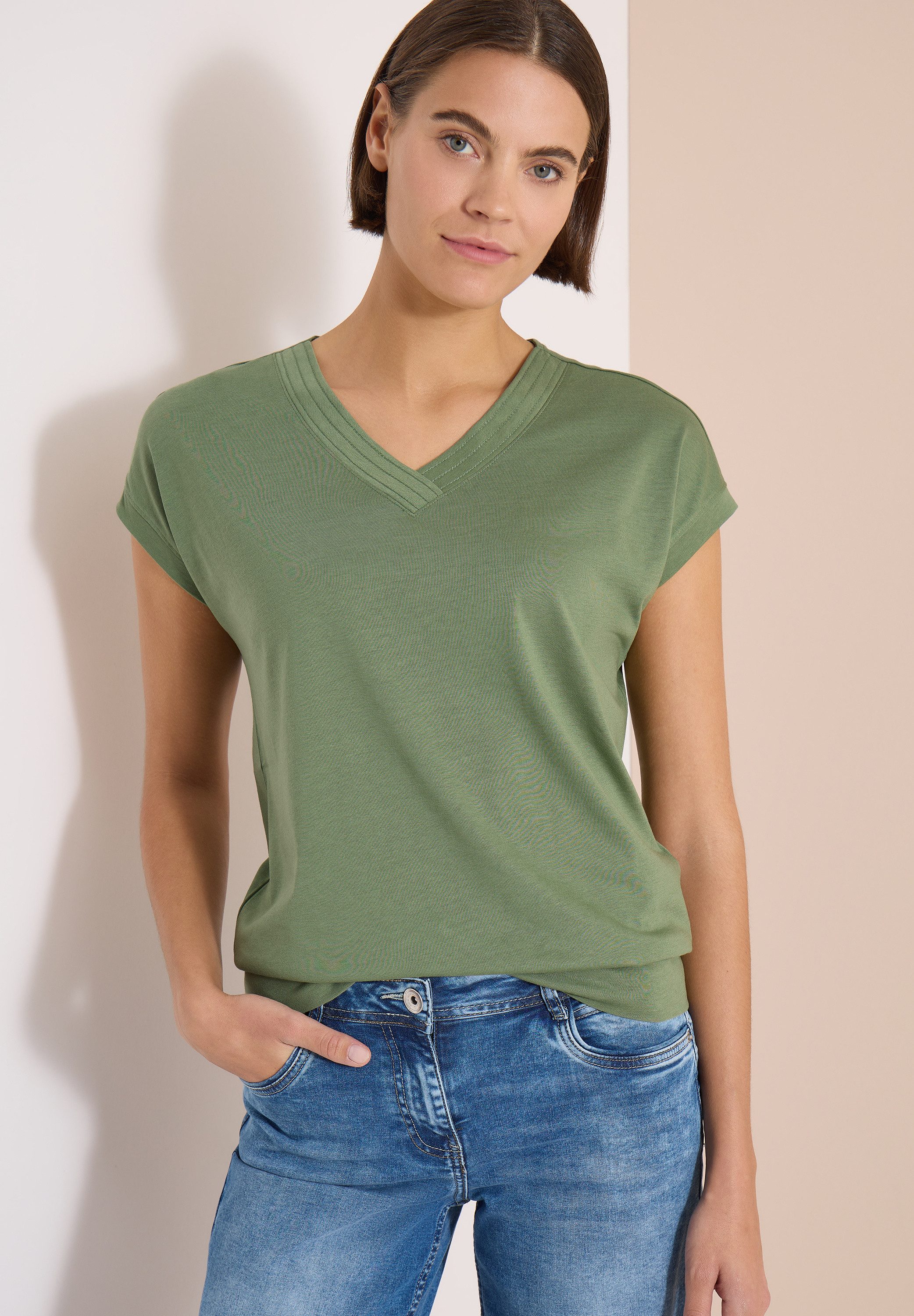 CECIL V-Shirt Jersey