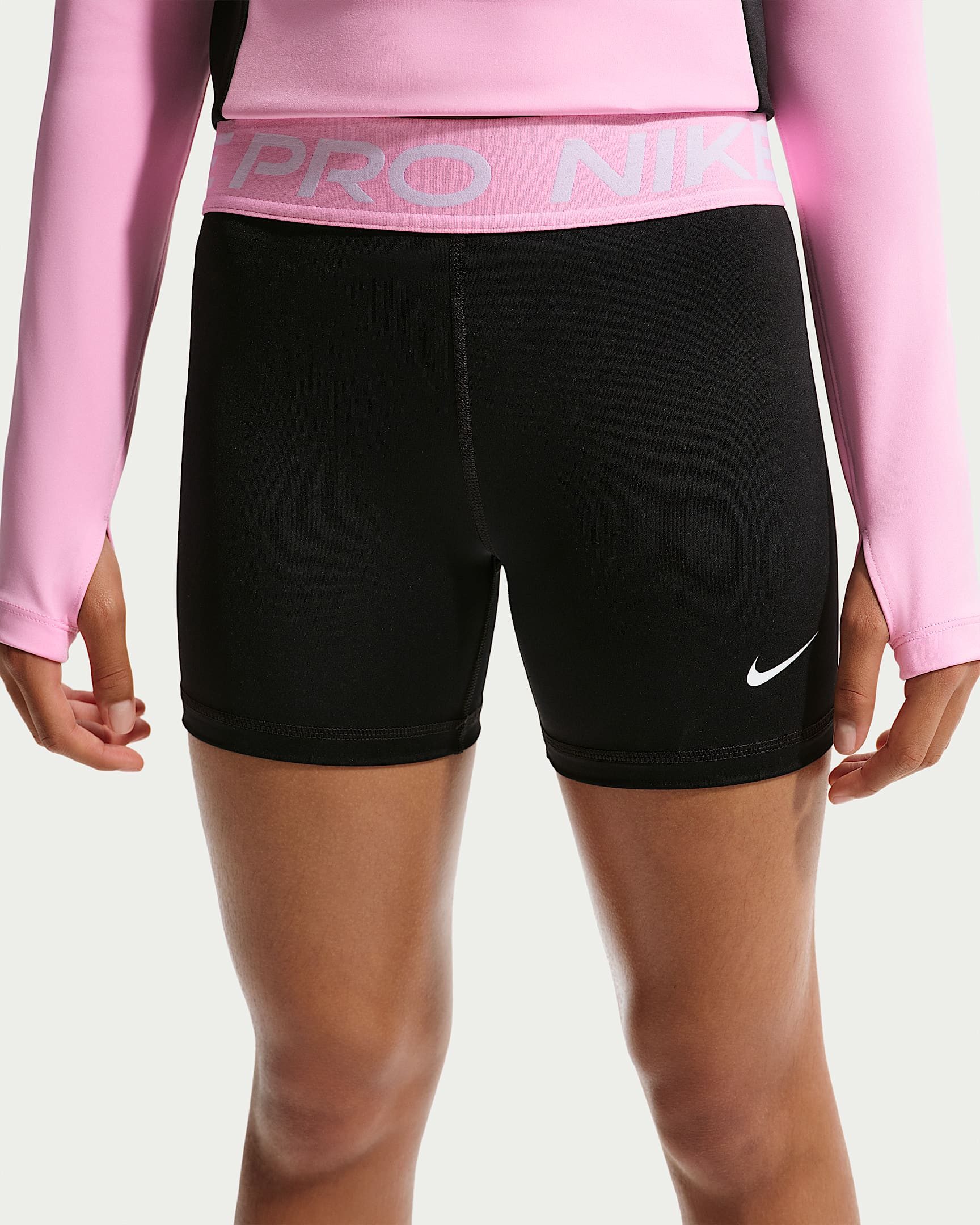 Nike Shorts G NP DF 3IN SHORT schnell trocknendes Material, aus Jersey, mit elastischem Bund