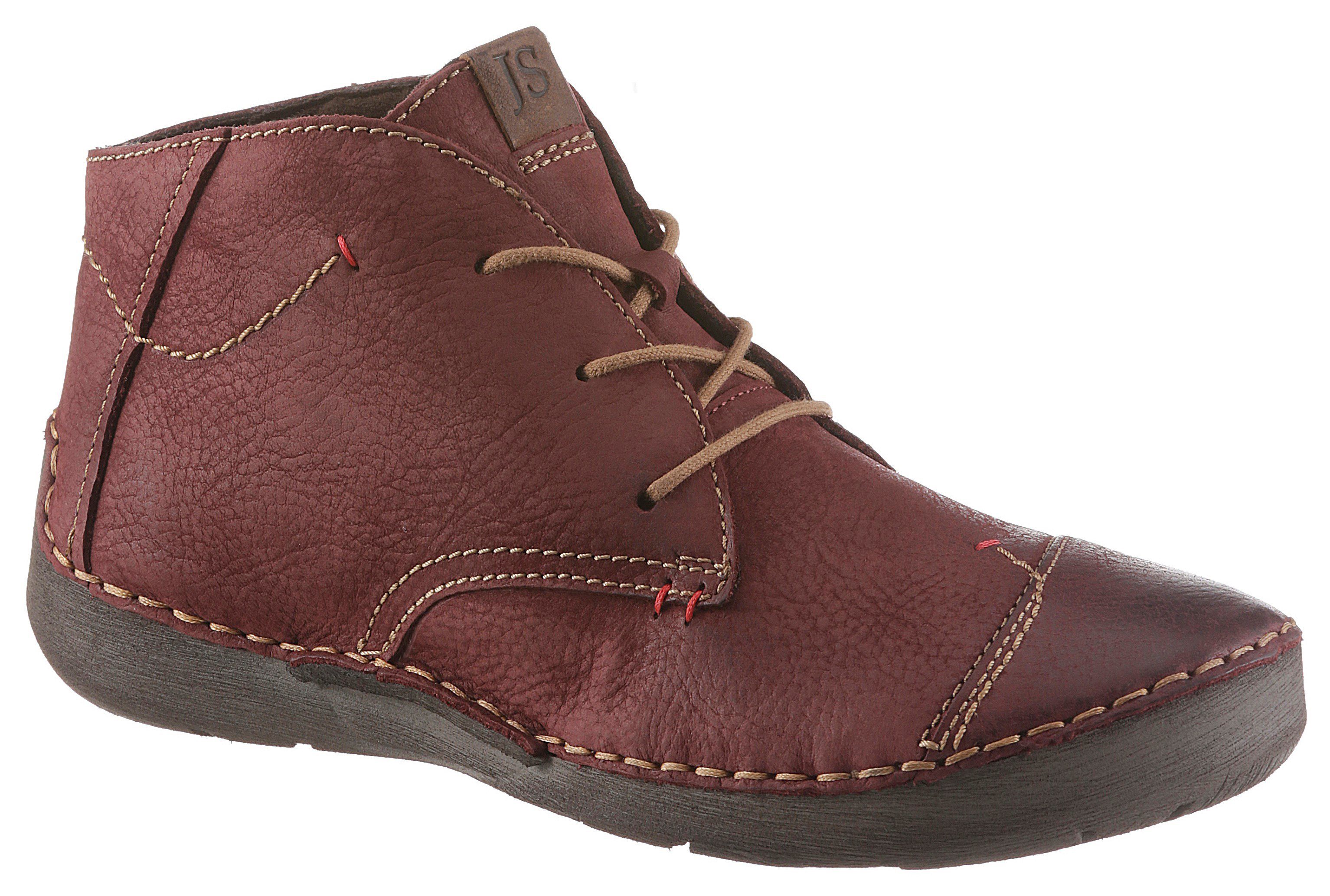 18 Seibel bordeaux Fergey mit Schnürboots Wechselfußbett Josef