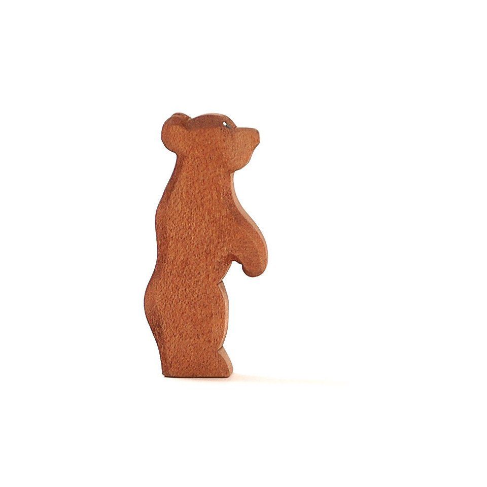 Ostheimer Spielfigur Bär klein stehend Holzfigur, Spielfigur, (Set, 1-tlg., 1), Made in Germany, Holz aus nachhaltiger, heimischer Forstwirtschaft