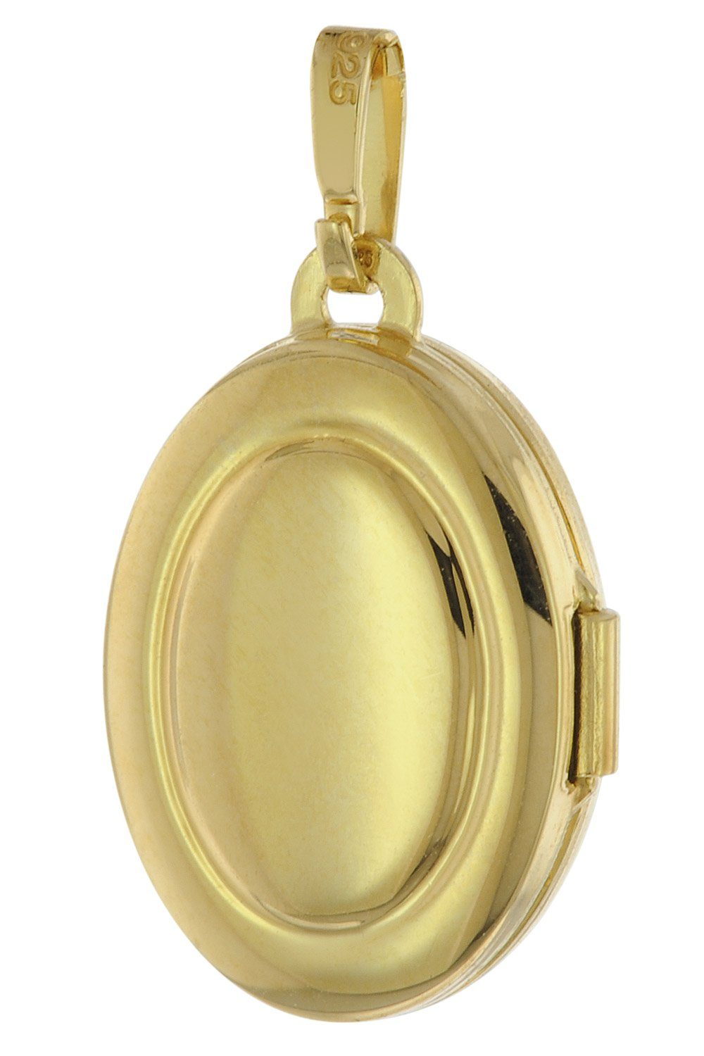 trendor Kette mit Anhänger Medaillon 333 Gelbgold mit Vergoldeter Silberket günstig online kaufen