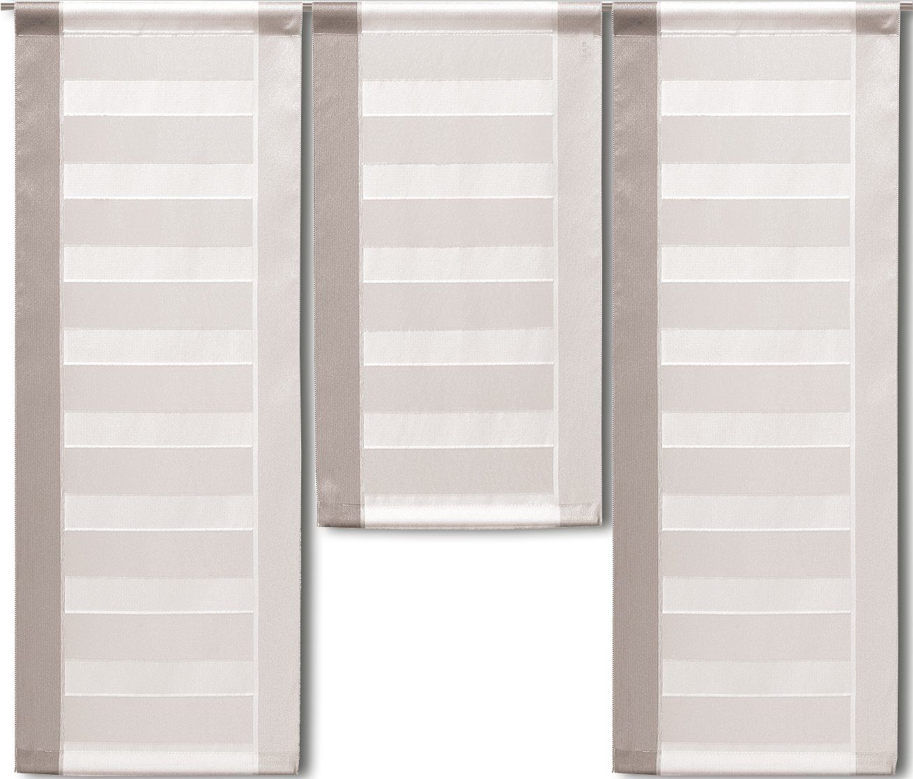 EXPERIENCE Scheibengardine 3er Set Miniflächen Scheibengardine Bistrogardin günstig online kaufen