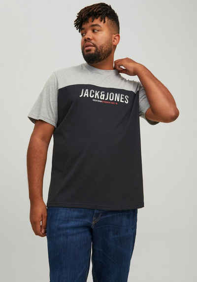 Jack & Jones PlusSize Rundhalsshirt »EDAN BLOCKING TEE«