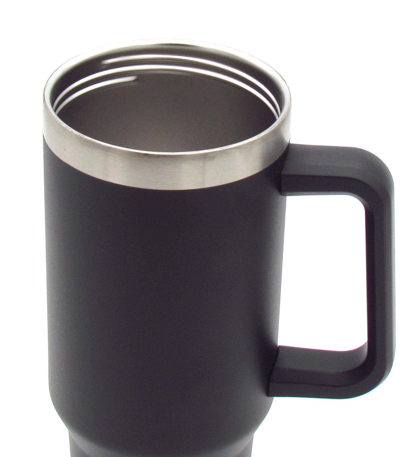 Michelino Thermoflasche To Go Doppelwandiger Thermobecher, für kalt und heiß inkl. Strohhalm Volumen ca. 1200ml