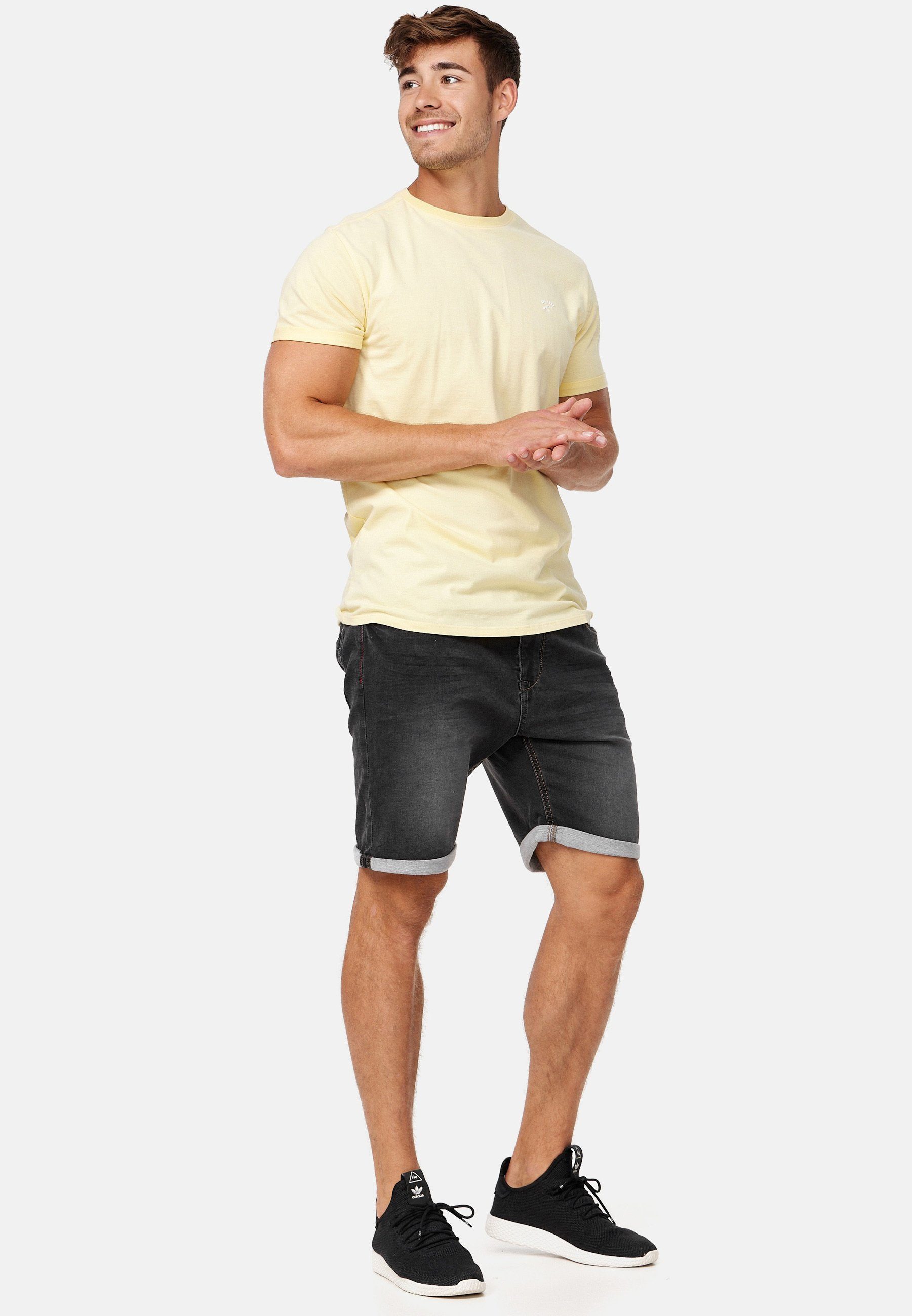 Jeansshorts Indicode Black Kadin