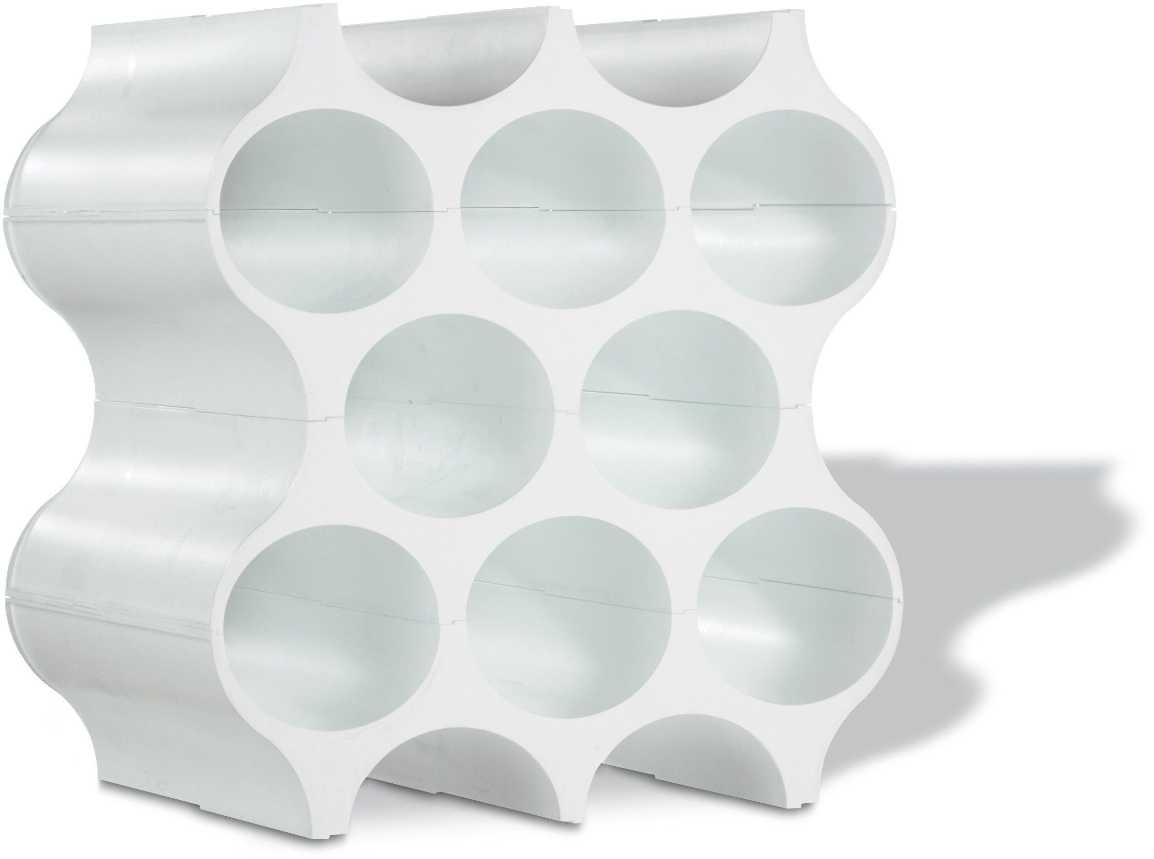 KOZIOL Weinflaschenhalter SET-UP, 100% recycelbar, für 10 Flaschen günstig online kaufen