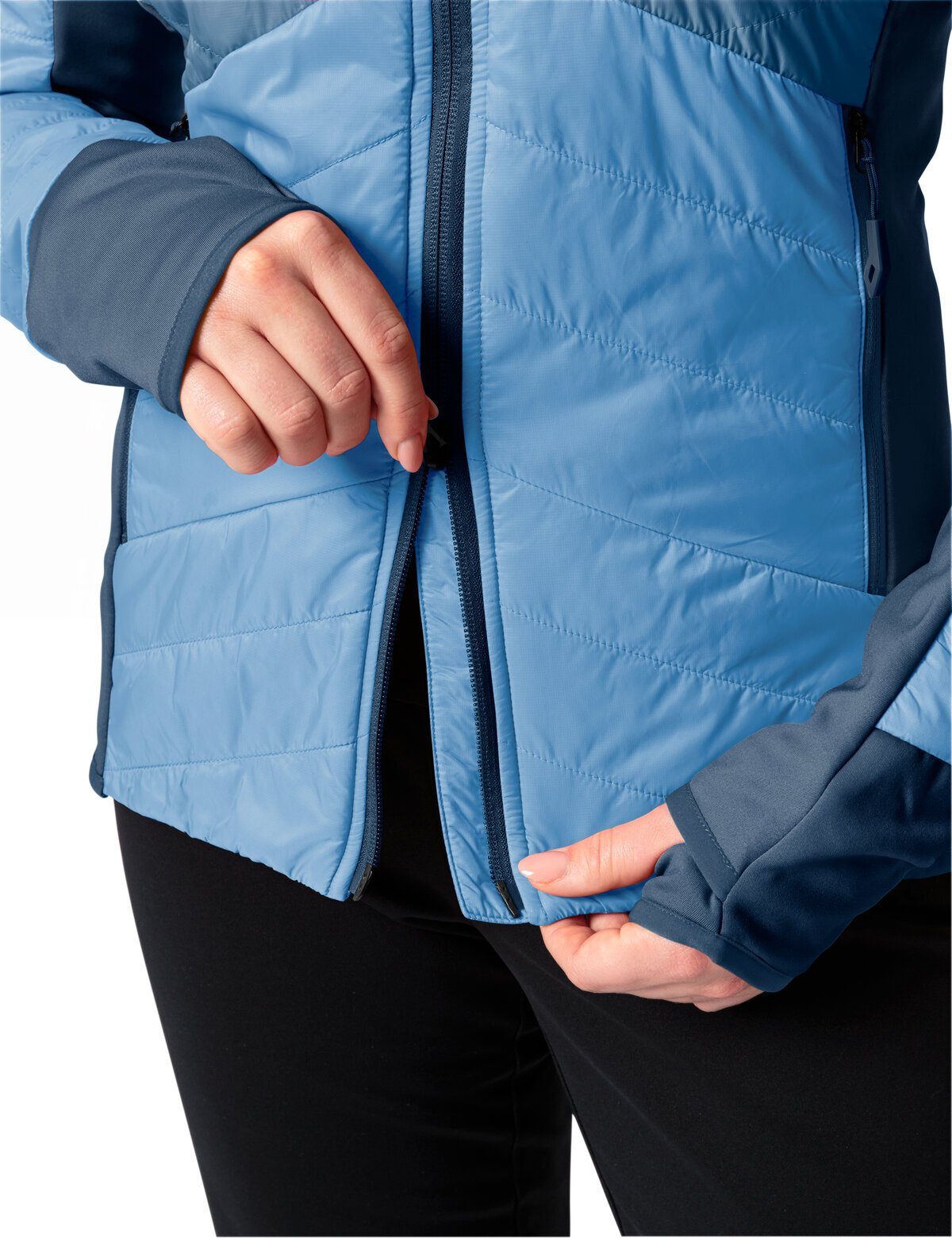 VAUDE Outdoorjacke Women's Sesvenna ultramarine kompensiert Jacket (1-St) IV Klimaneutral