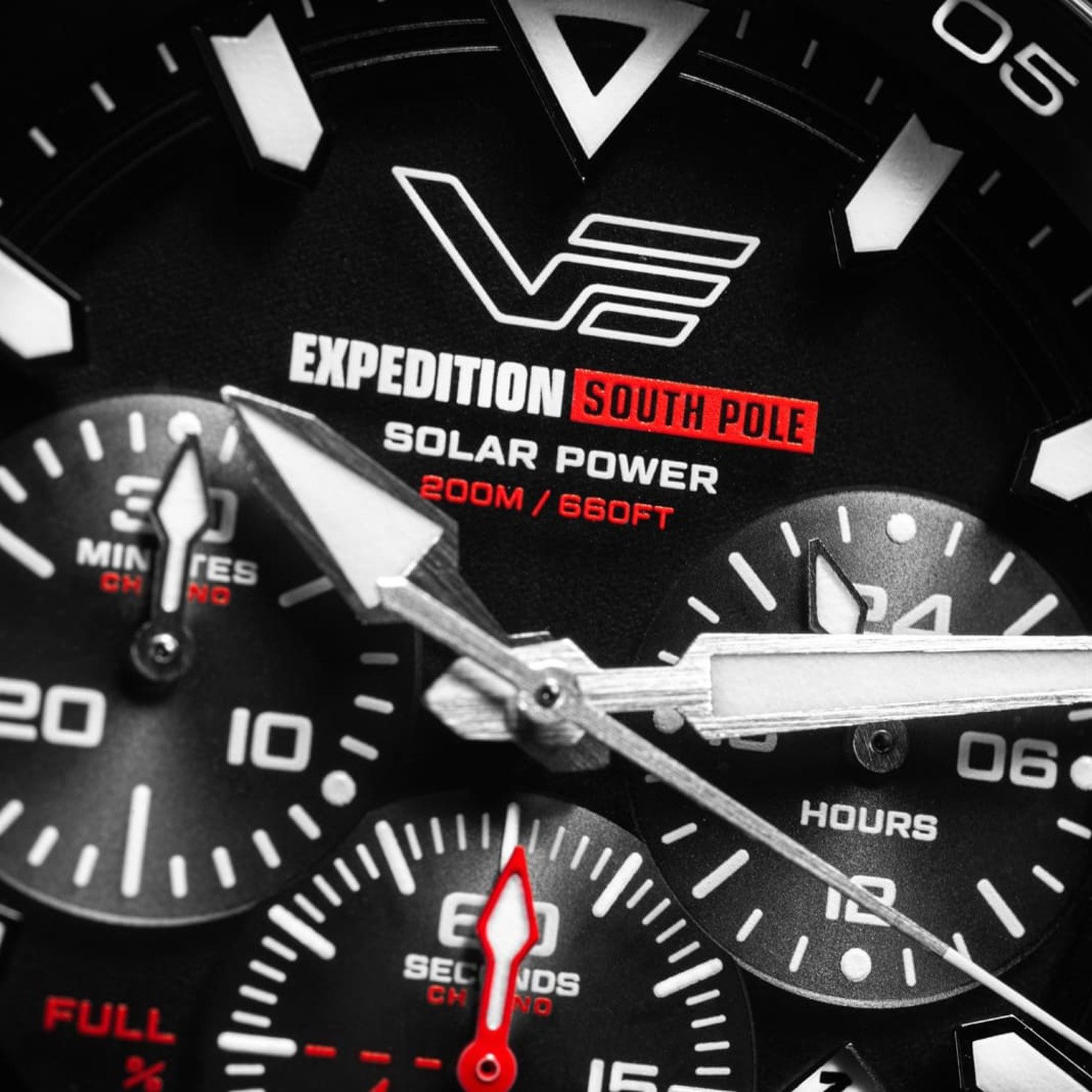 Vostok Europe Chronograph Solar Expedition South Pole Chronograph Rot günstig online kaufen