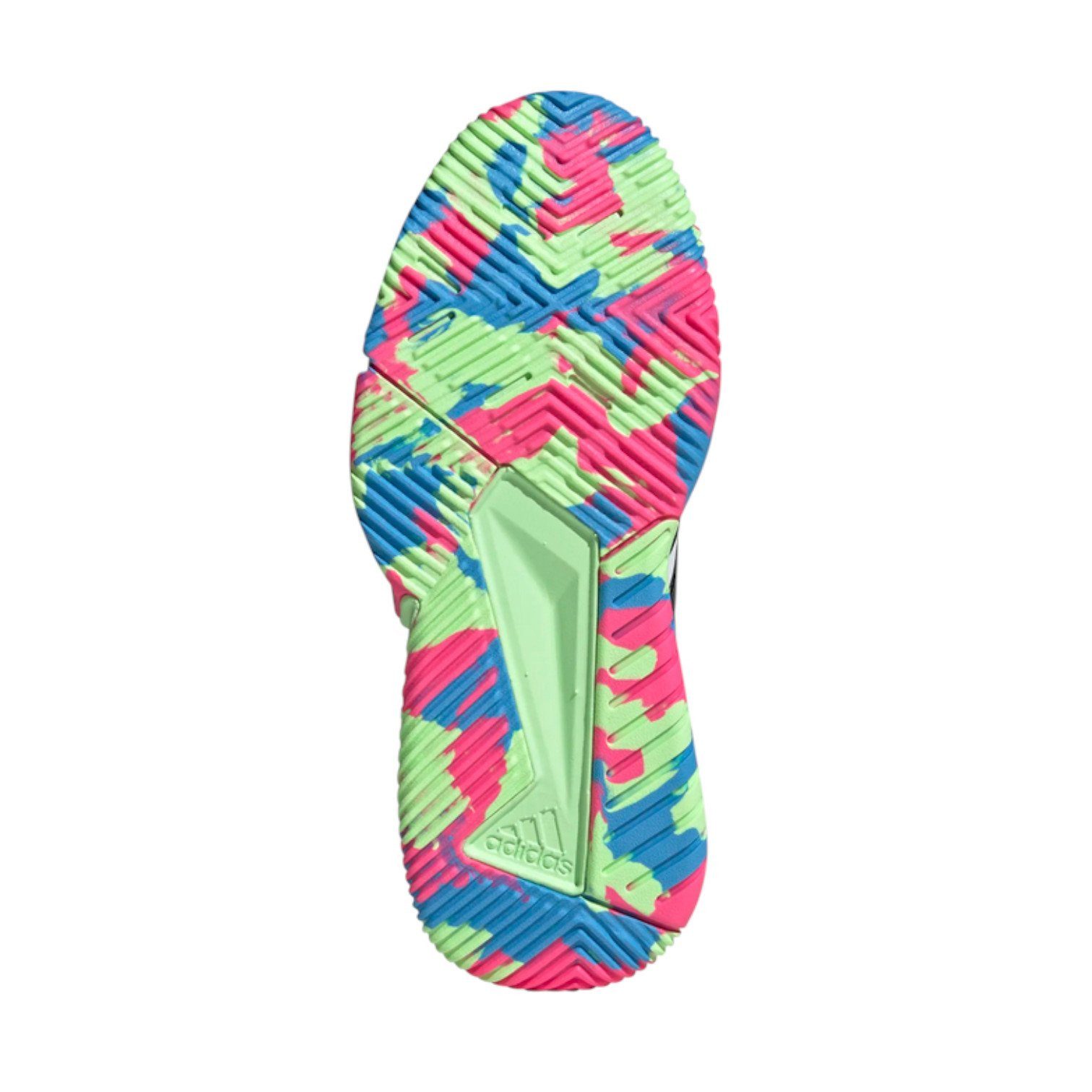 adidas Performance Hallen-Indoorschuhe Court Flight weiss/bunt Damen Squashschuh