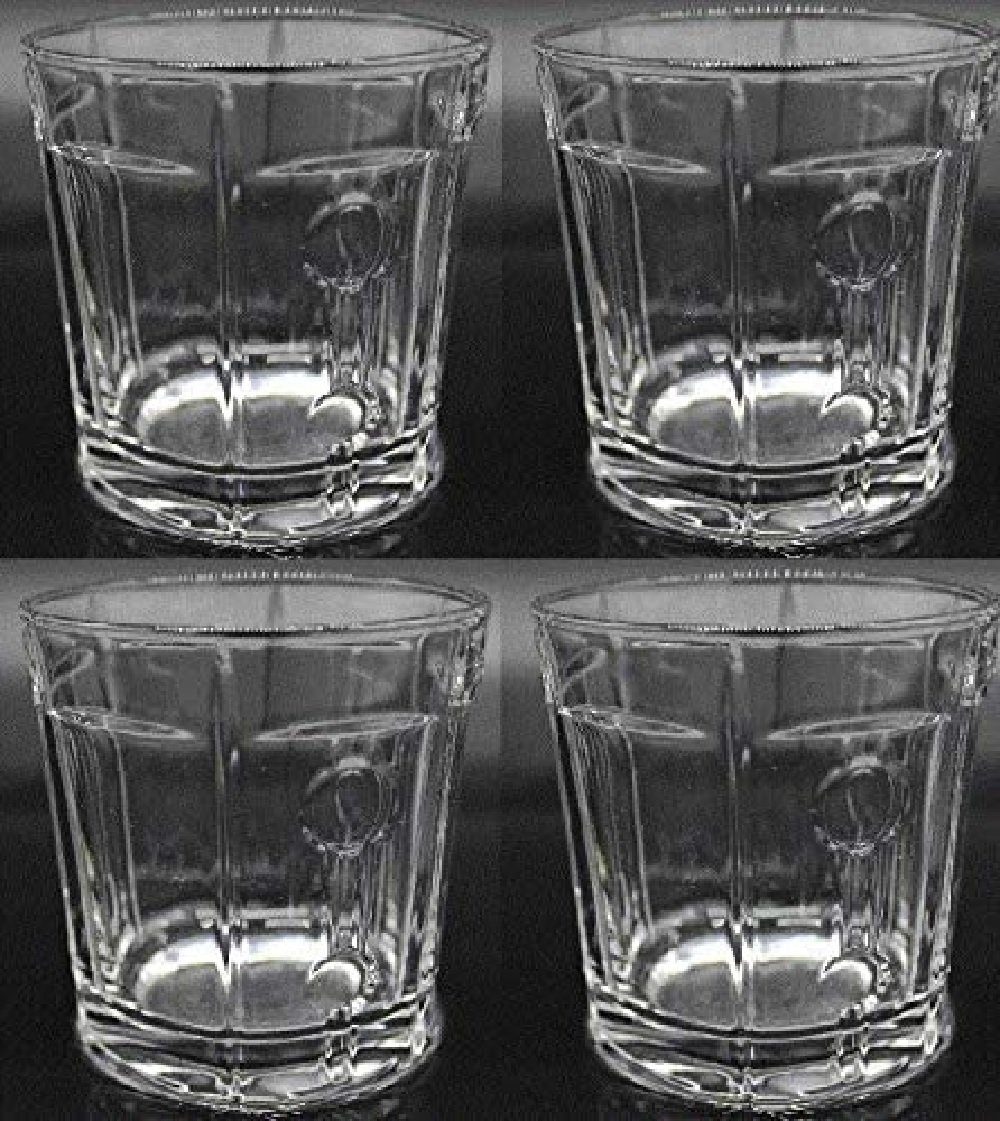 JOKA international Gläser-Set Whiskey / Wasser Gläser, Edition Berlin, Alpina Crystaline, 4er Set, 300 ml, Glas