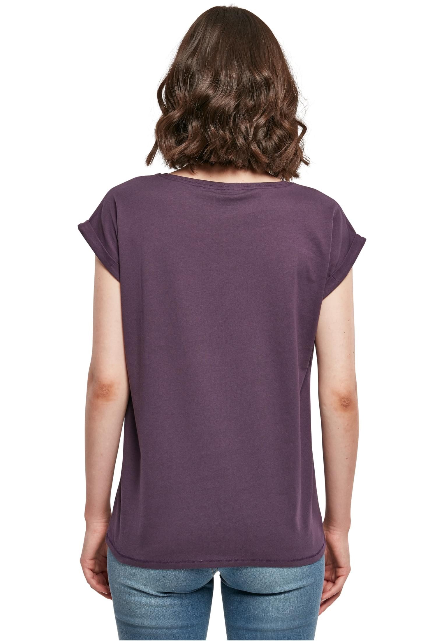 urbandreamz T-Shirt Damen Kurzarm T-Shirt Rundhals mit verlängerter Schulte günstig online kaufen