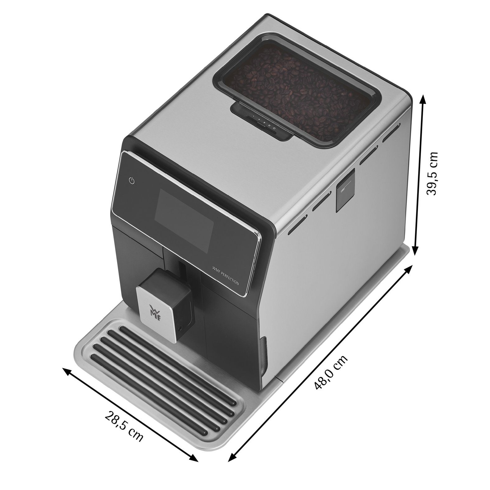 Langschlitztoaster Black Deep & Kaffeevollautomat Küchenminis 880l, Perfection WMF