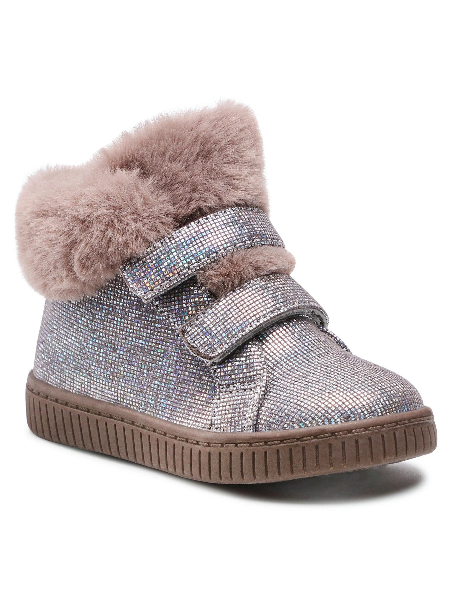 Nelli Blu Schnürschuhe Mädchen AVO-291-087 Silber Schnürschuh
