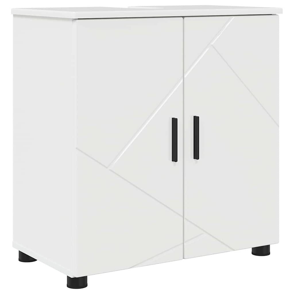 vidaXL Badezimmerspiegelschrank Badezimmer Schrank Hochglanz-Weiß 61 günstig online kaufen