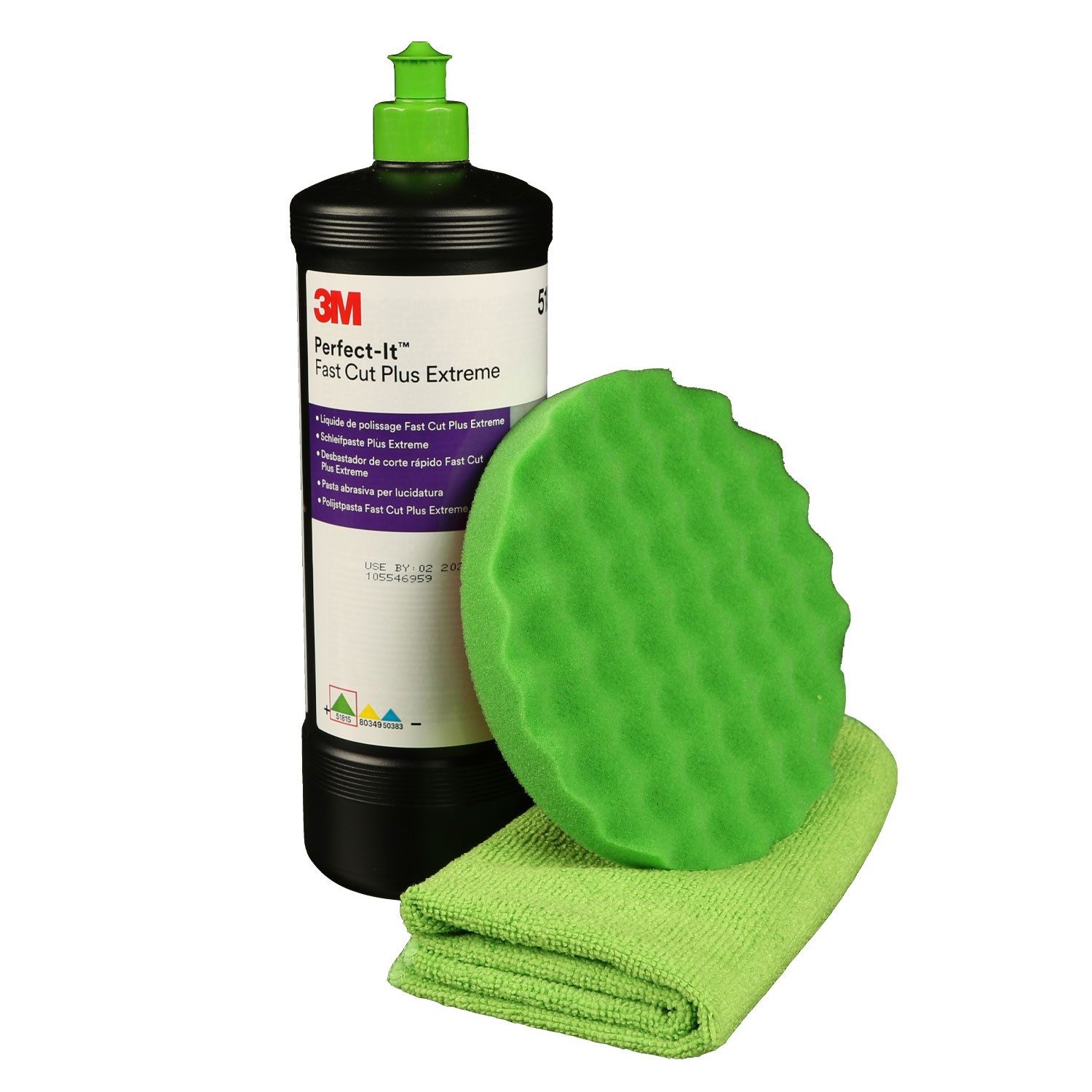 3M Deuschland GmbH 3M Perfect-It Fast Cut Schleifpaste Plus Extrem 51815 im Set Lackpolitur