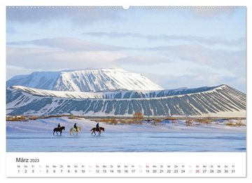 CALVENDO Wandkalender Island - Zauber des Nordens (Premium, hochwertiger DIN A2 Wandkalender 2023, Kunstdruck in Hochglanz)