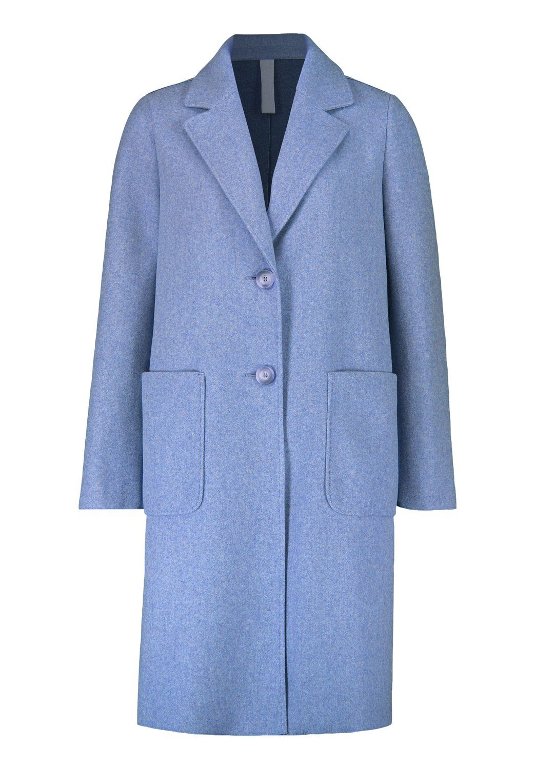 Betty Barclay Outdoorjacke Mantel Wolle, Blue Melange