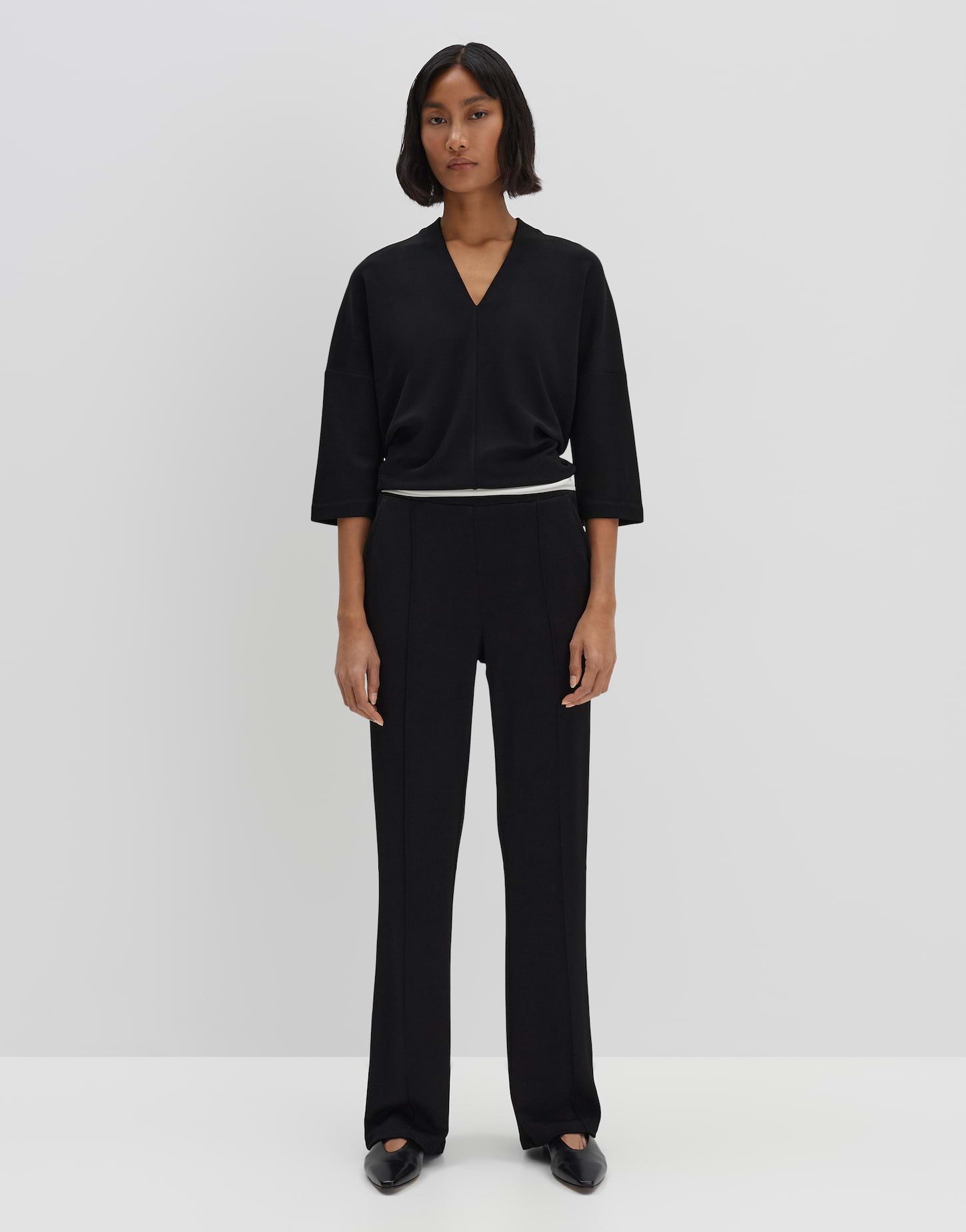 someday Stoffhose CENYA DETAIL mit Pin-tuck Detail