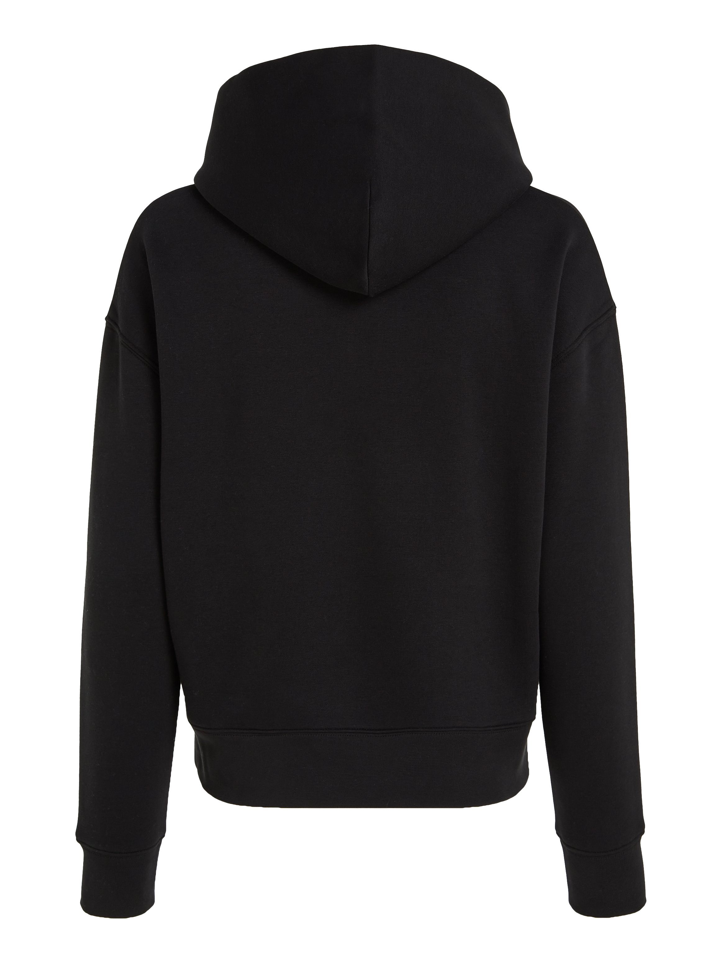 Calvin Klein Kapuzensweatshirt METALLIC MICRO Black HOODIE LOGO Ck