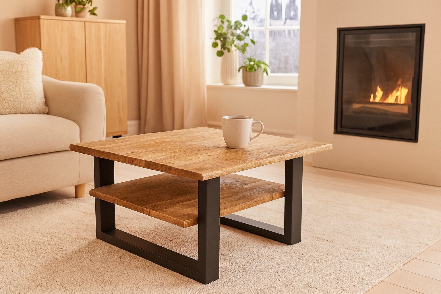 SAM® Couchtisch Patricia, Baumkante, Akazie, Eiche günstig online kaufen