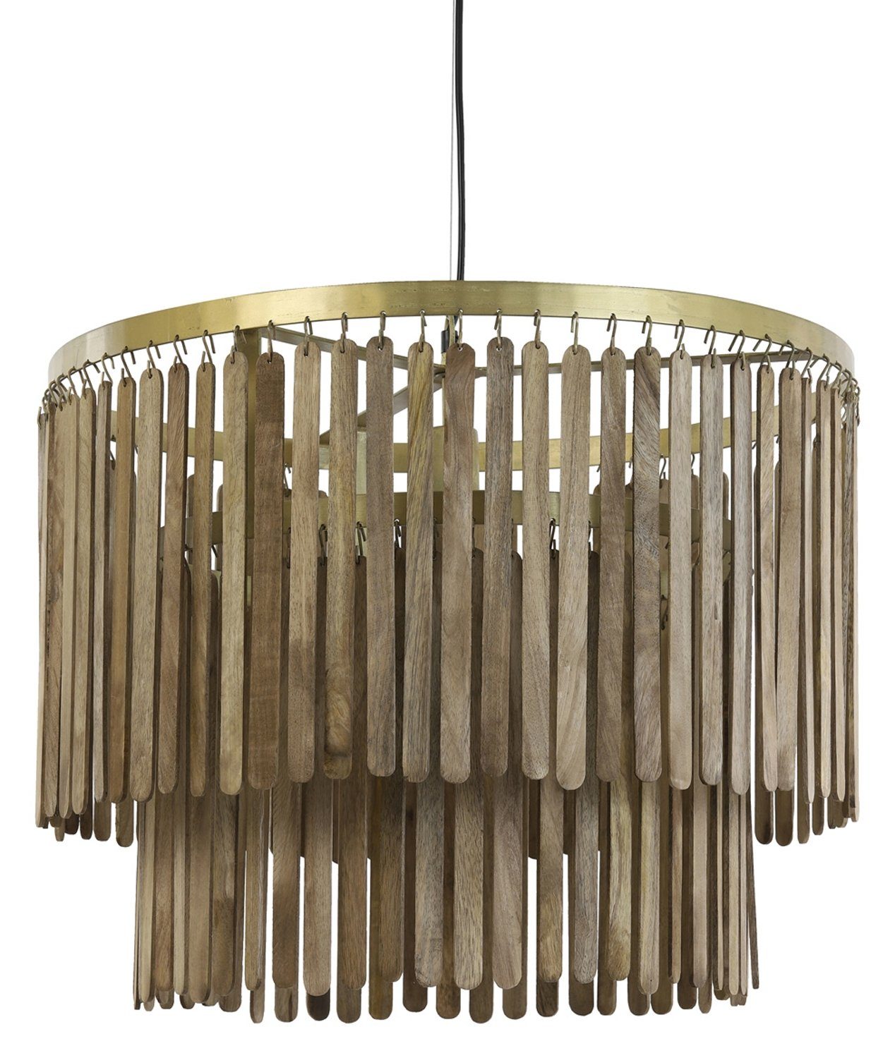 Light & Living Pendelleuchte GULARO, H 150 cm, Holz, Metallgestell, max. 40 Wat, ohne Leuchtmittel, Hängeleuchte, Hängelampe