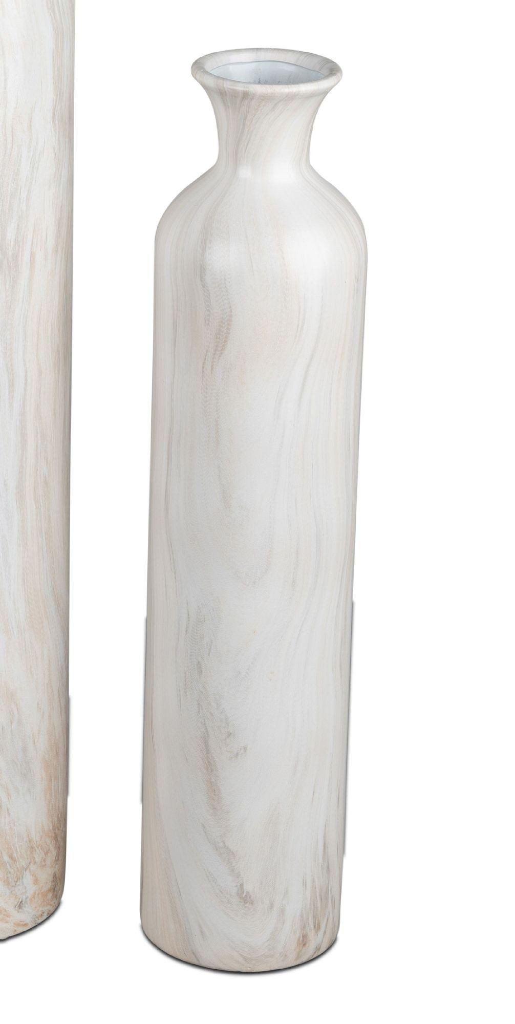 formano Bodenvase Marmor, Farbe: Creme, Motiv: Marmor günstig online kaufen