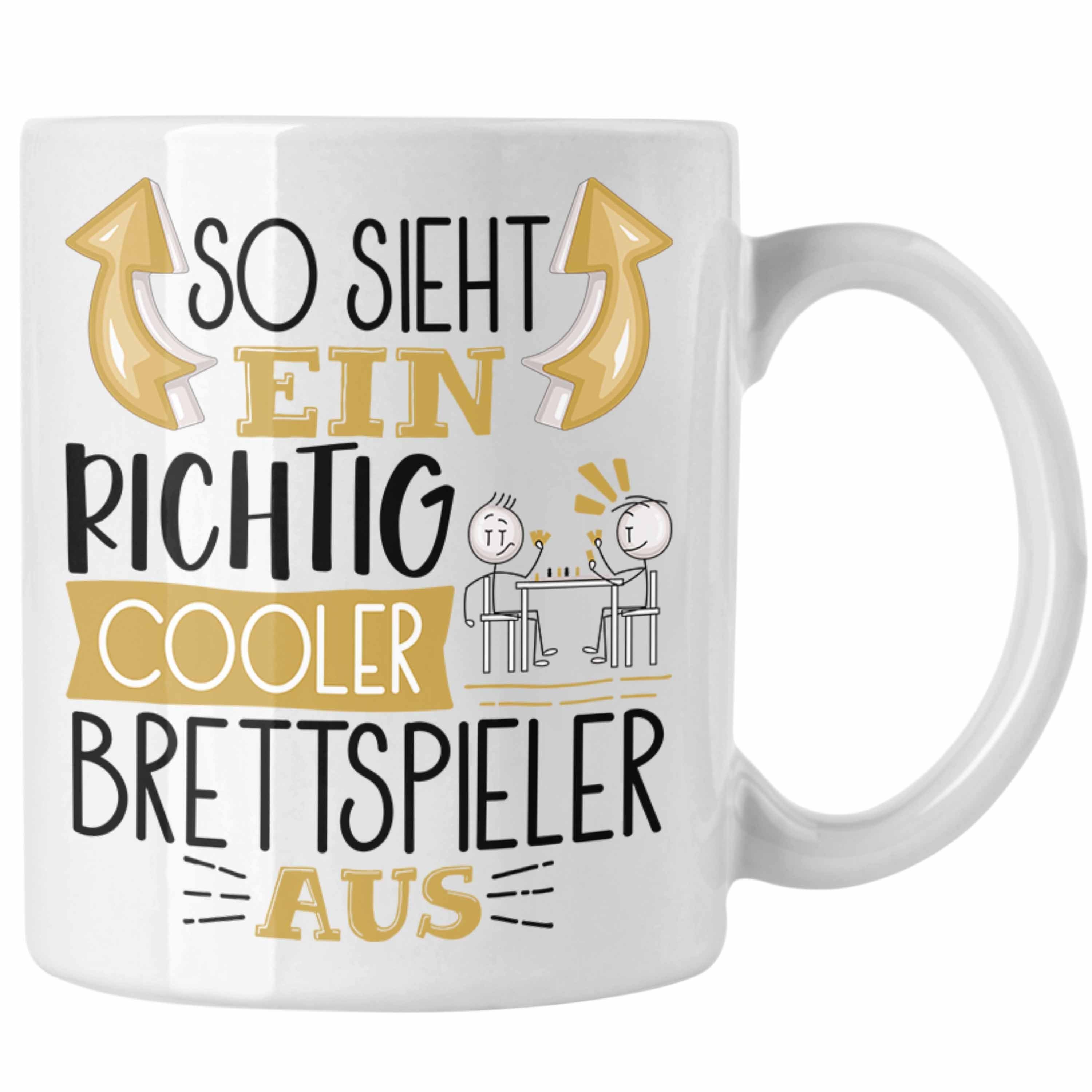 Trendation Tasse So Sieht Ein Richtig Cooler Brettspieler Aus Geschenk Tasse Lustiger Weiss