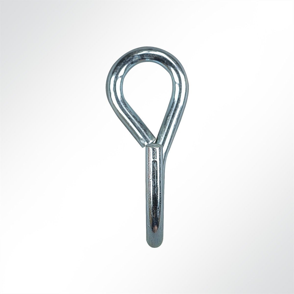 LYSEL® Halter S-Haken asymmetrisch gedreht, verzinkt, (10-St), 50 mm [L] – Bild 2 von 3