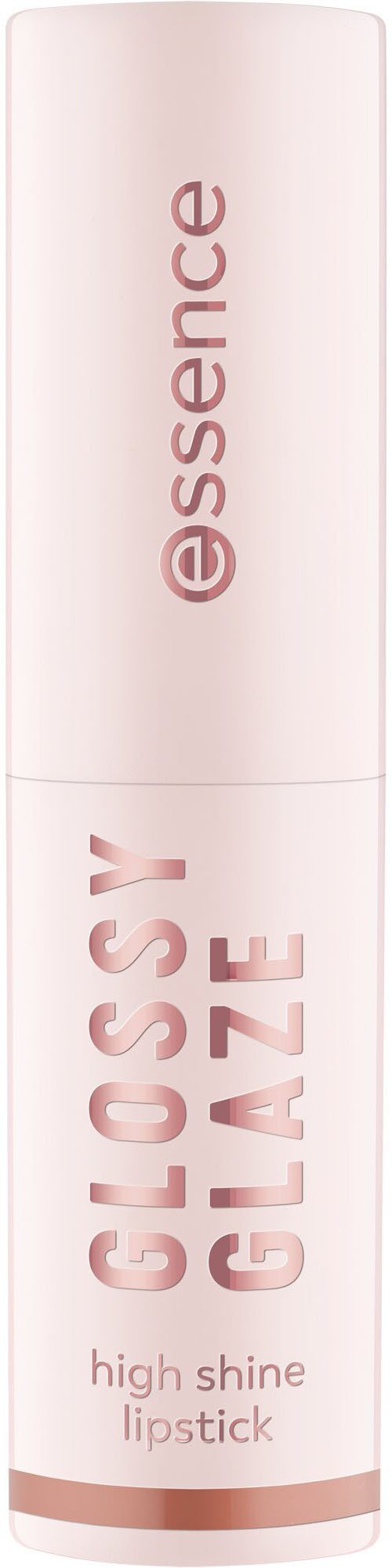 Essence Lippenstift GLOSSY GLAZE high shine lipstick, 3-tlg., Hohe Farbintensität, hochglänzendes Finish, buttrig-weiche Textur.