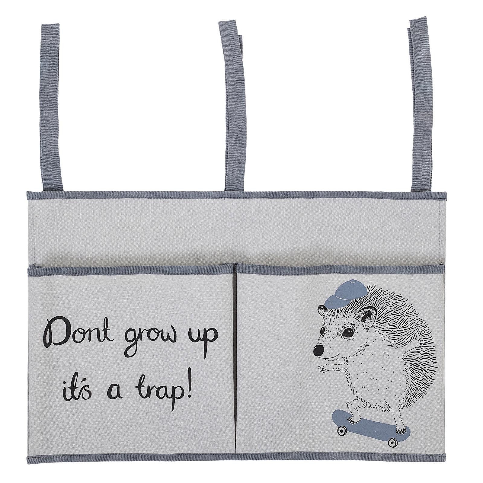 Bloomingville Betttasche Bloomingville Aufbewahrung für Kinder Bettorganizer Betttasche Igel