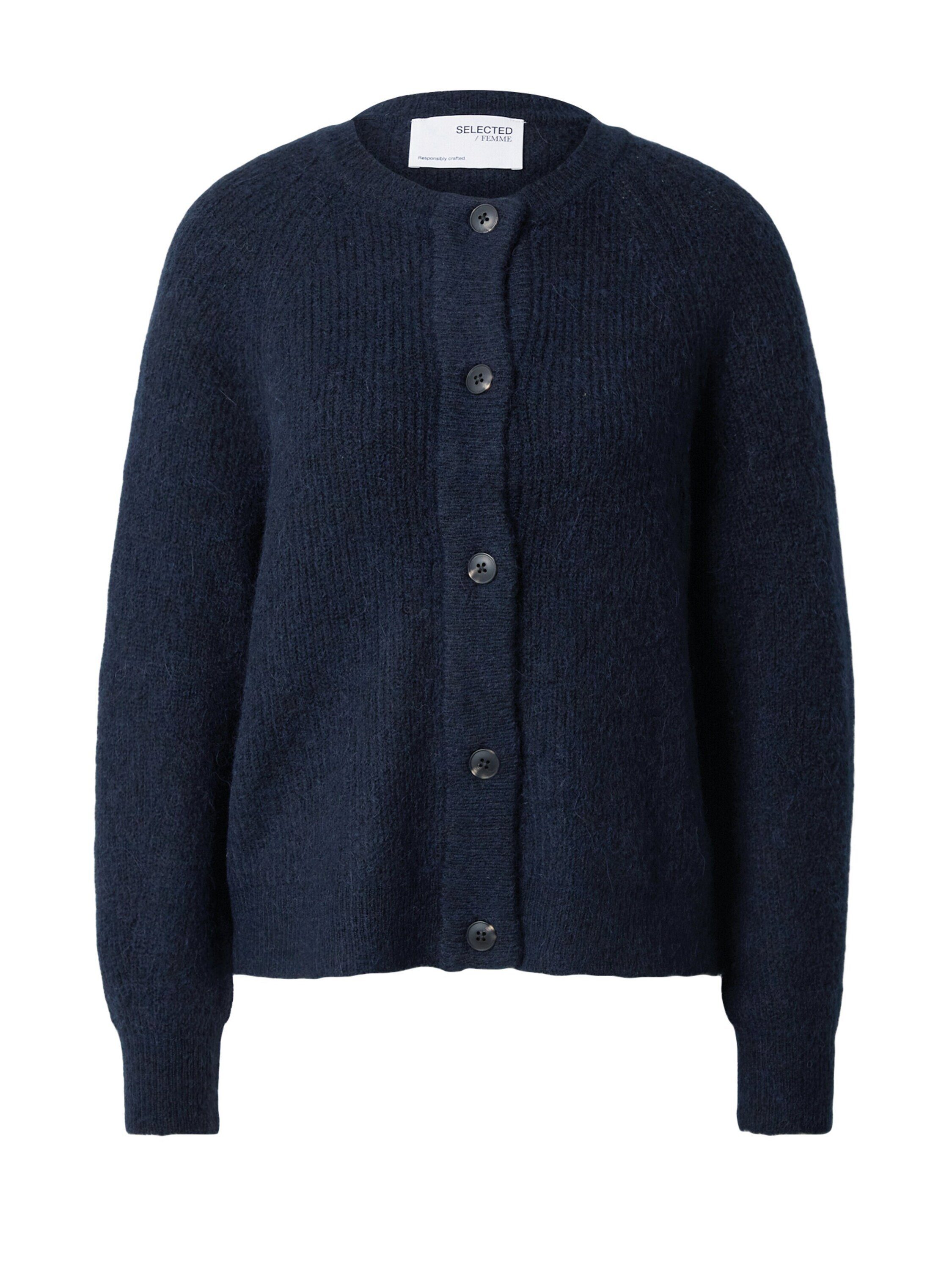 Selected Strickjacke Lulu (1-tlg) Plain/ohne Details günstig online kaufen