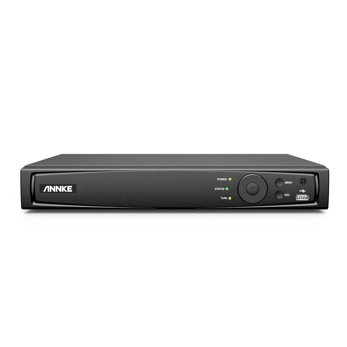 Annke N44PAM 12 MP 4 Kanal H.265+ PoE Netzwerk-Videorecorder (mit RTSP- und ONVIF-Unterstützung, Personen- und Fahrzeugerkennung)