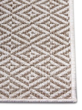 Läufer Borneo, NORTHRUGS, rechteckig, Höhe: 5 mm, In- und Outdoor geeignet, Wendbar