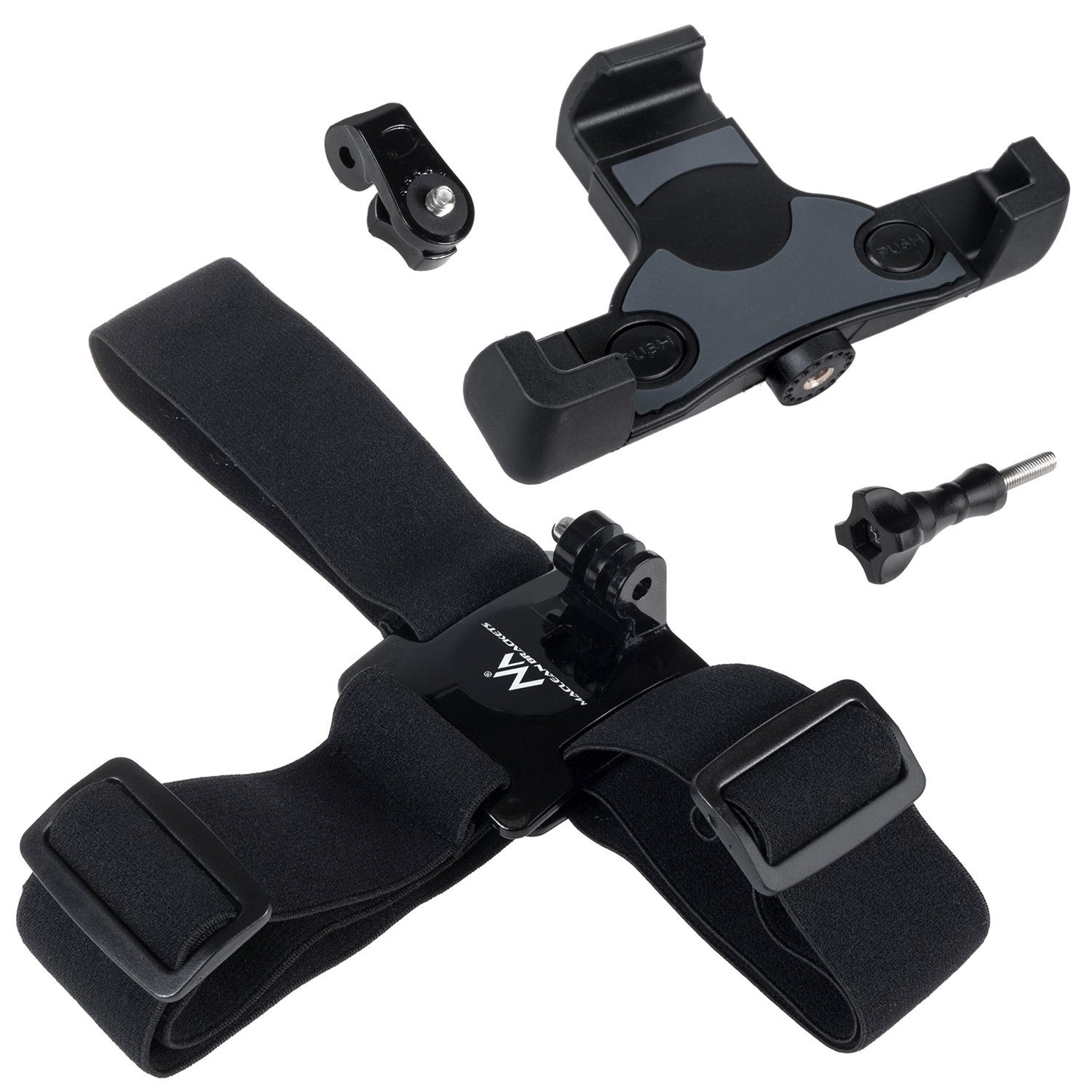 Maclean MC-448 Mount (Headband Mount for GoPro Phone Smartphone)