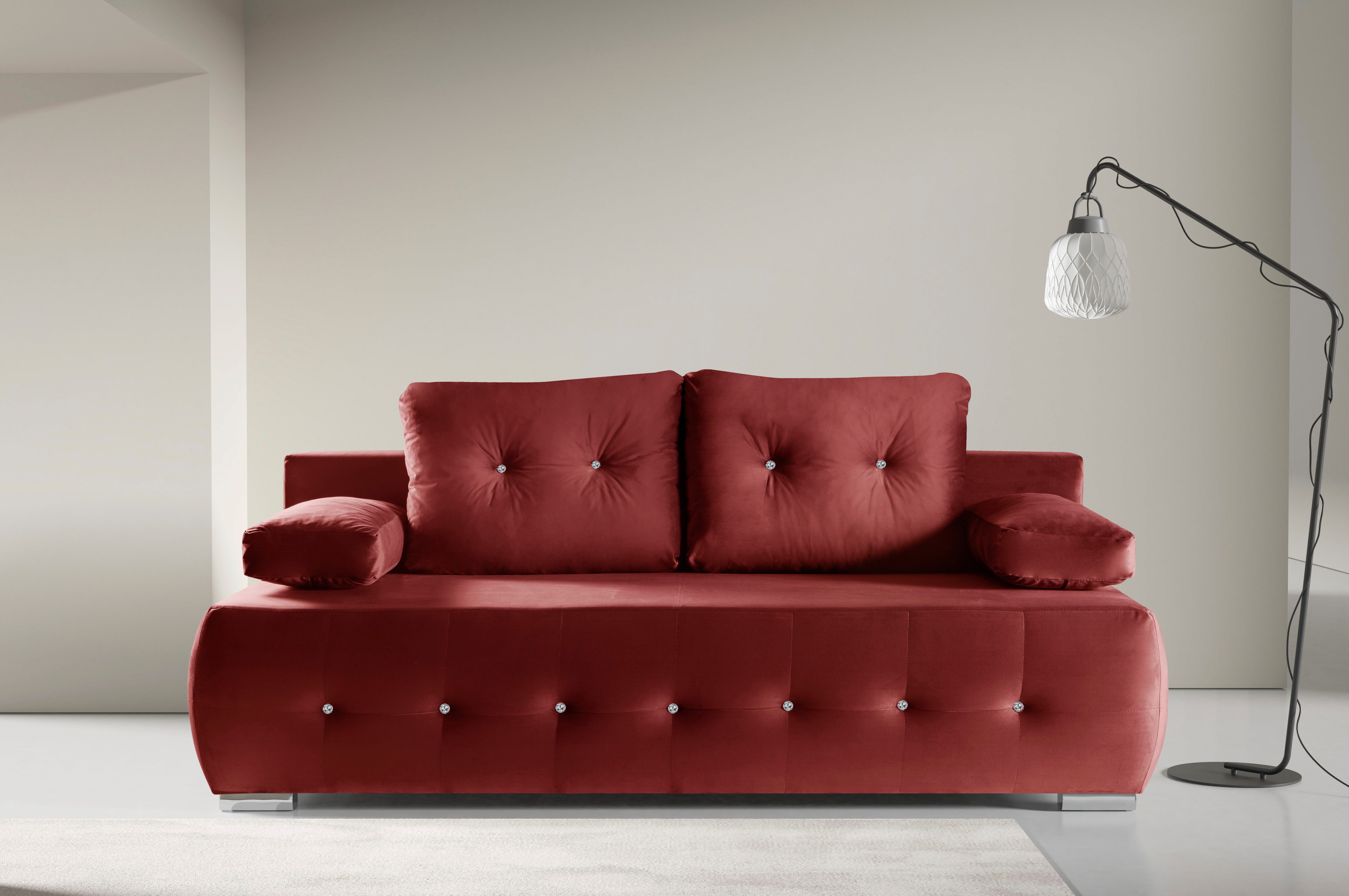 WERK2 Schlafsofa Monaco Design Bettsofa, pflegeleichter günstig online kaufen