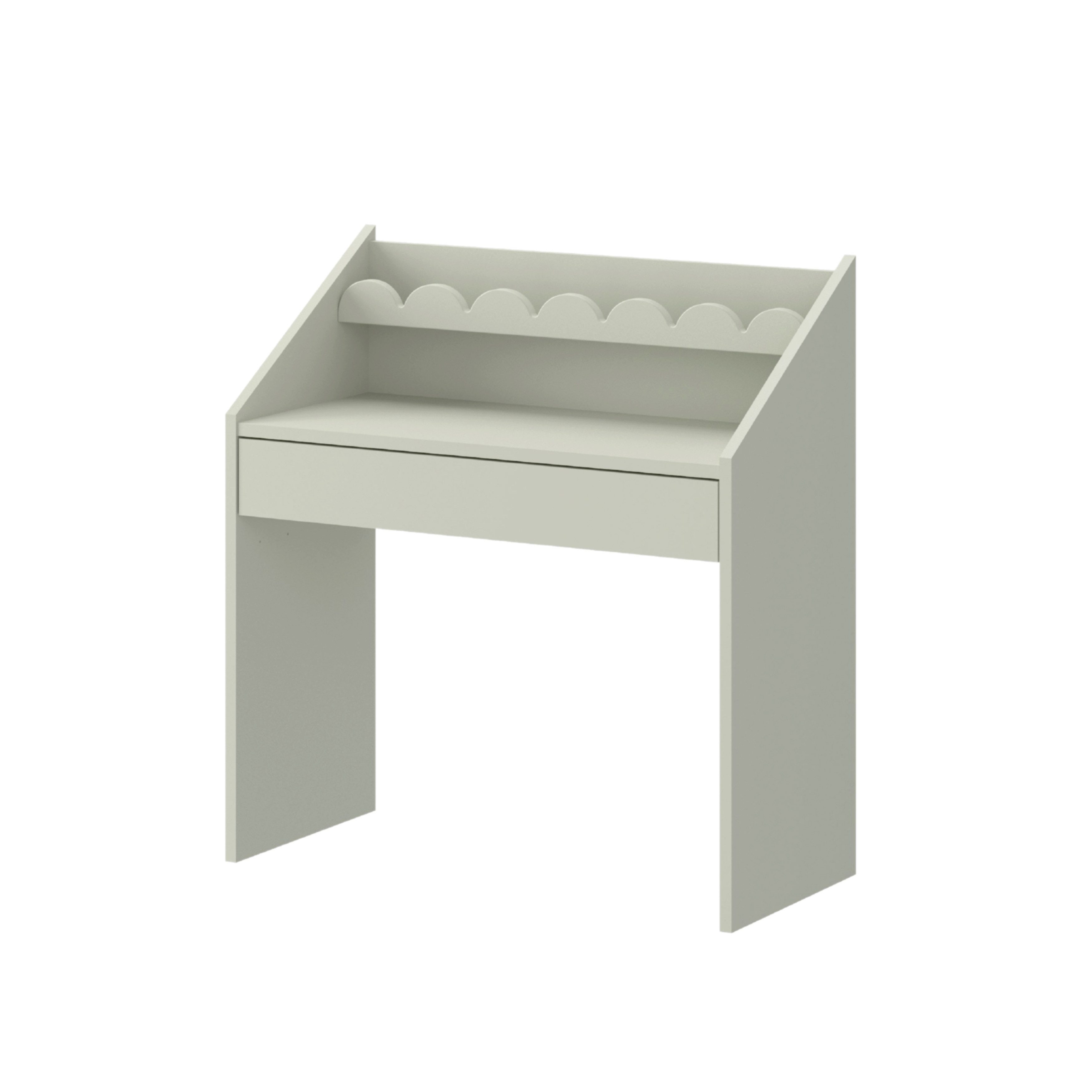 Raumhirsch Furniture Kinderschreibtisch Jugendschreibtisch, Schreibtisch, Lerntisch, Laptoptisch (Maße: 71 x 33 x 76 cm (2-fach höhenverstellbare Arbeitsplatte, Schublade), viele Farbvarianten), Offenes Ablagefach, für Kinder von 2,5 bis 7 Jahren, kompakte Bauweise